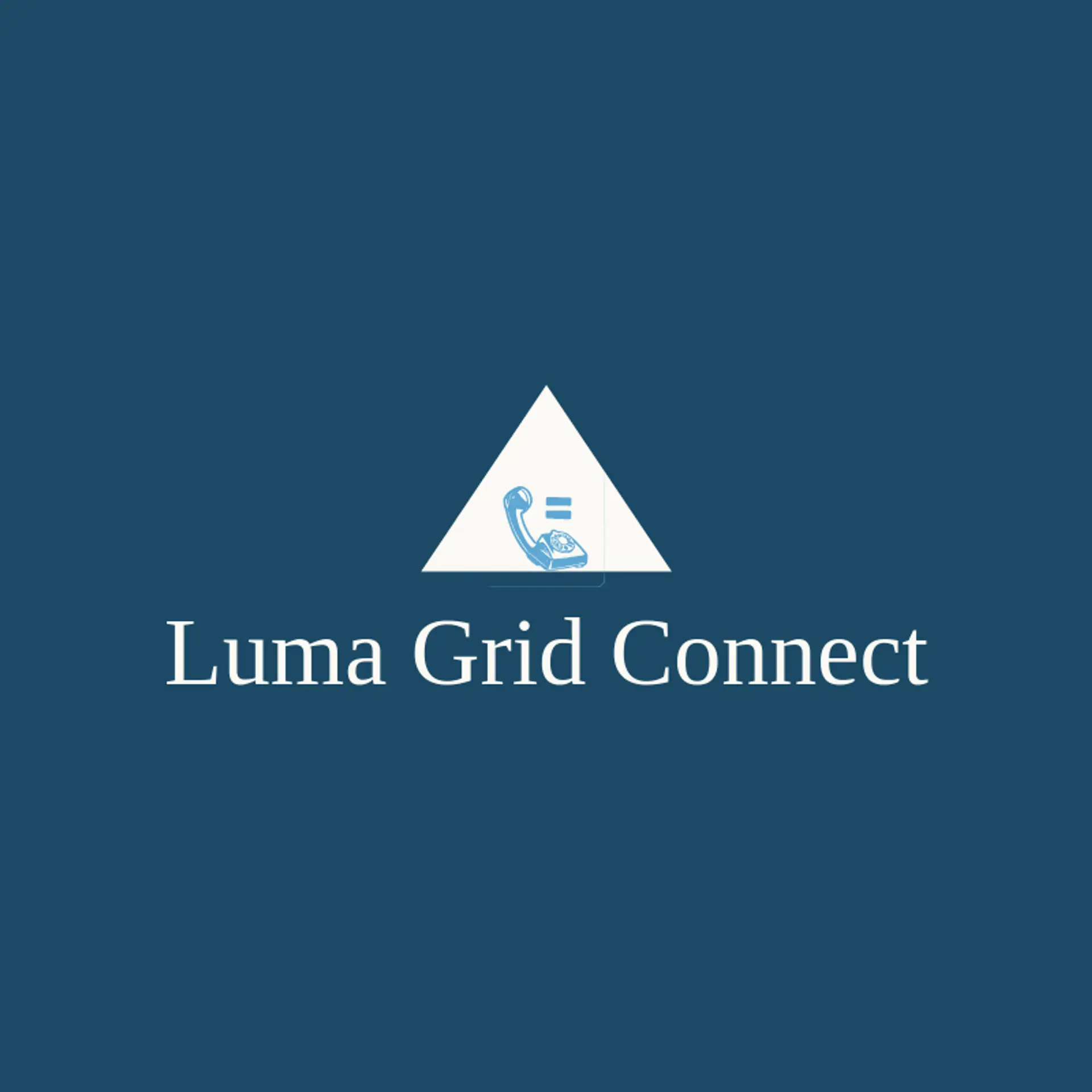 Luma Grid Connect logo for mobile