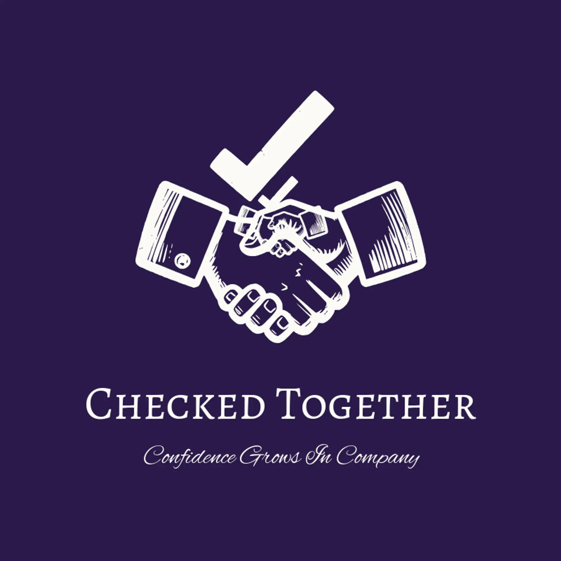 Checked Together logo for handshake