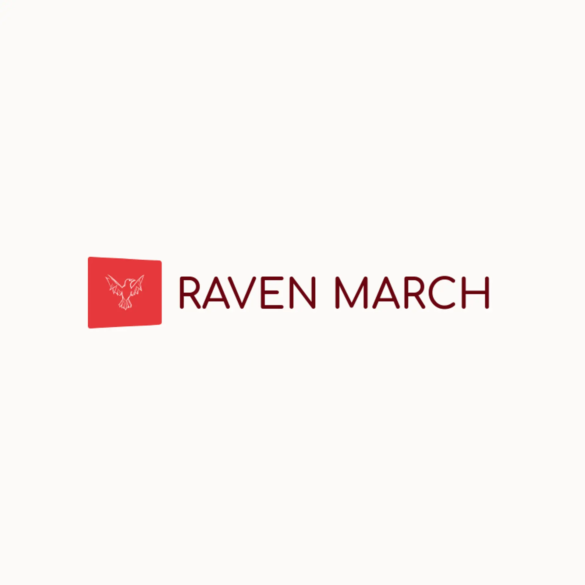 Raven March logo for death metal