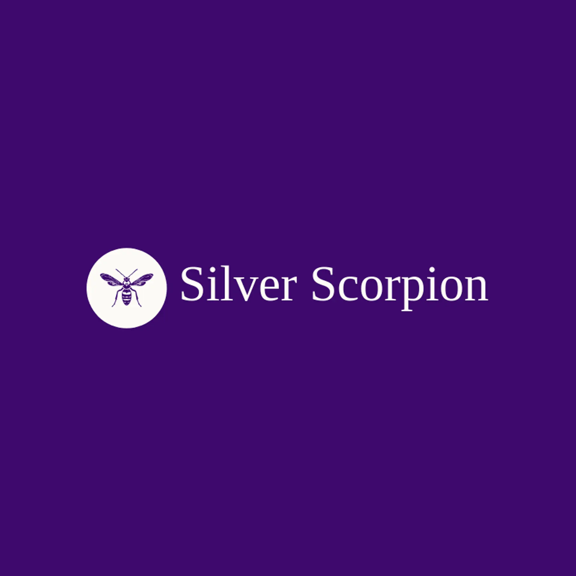 Silver Scorpion logo for sting