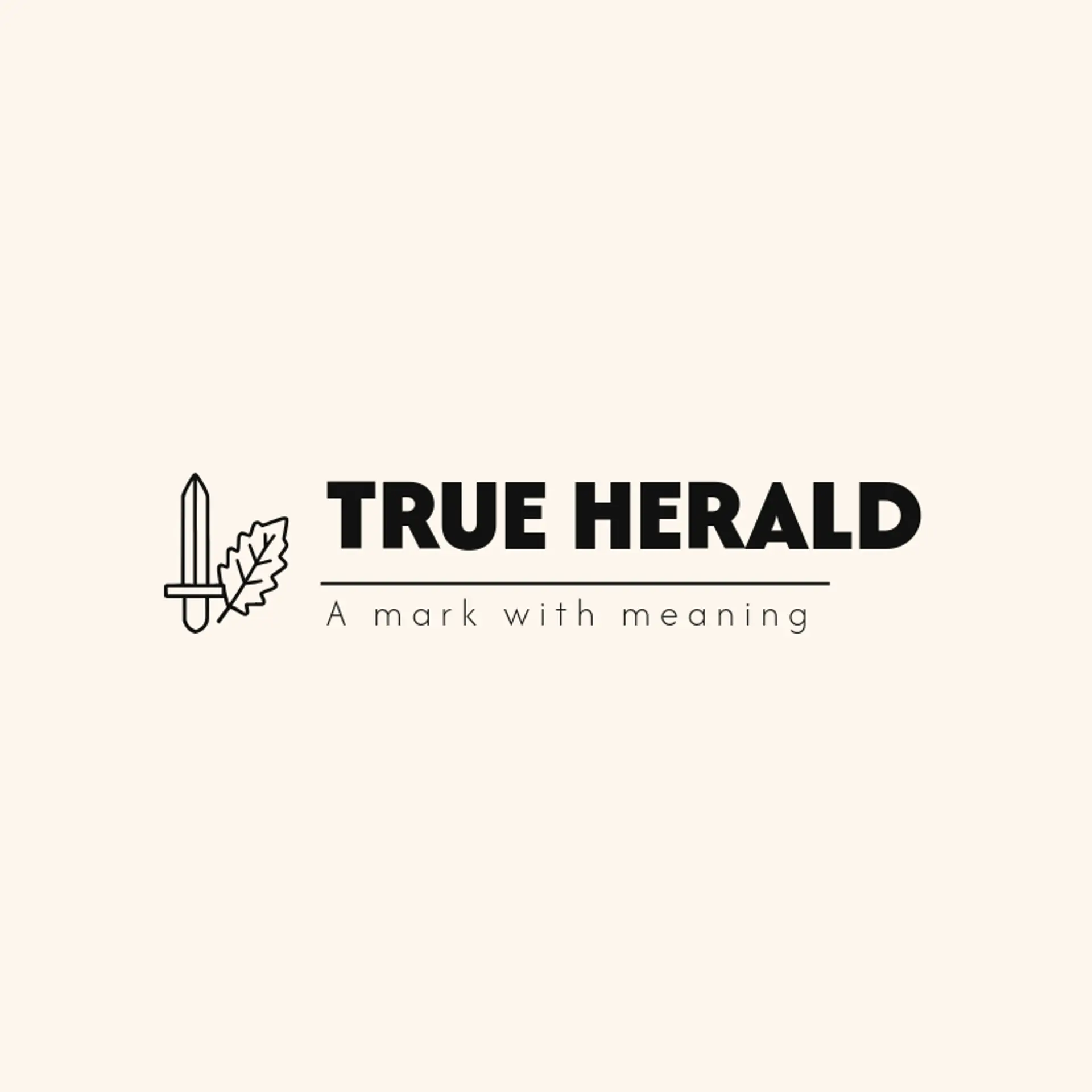 True Herald logo for family crest