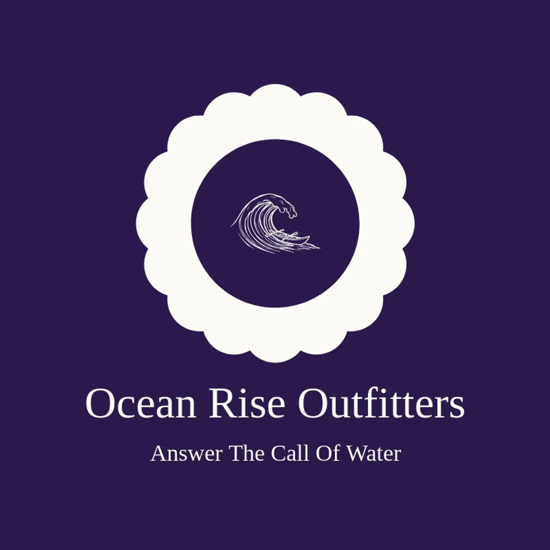 Ocean Rise Outfitters logo for tsunami