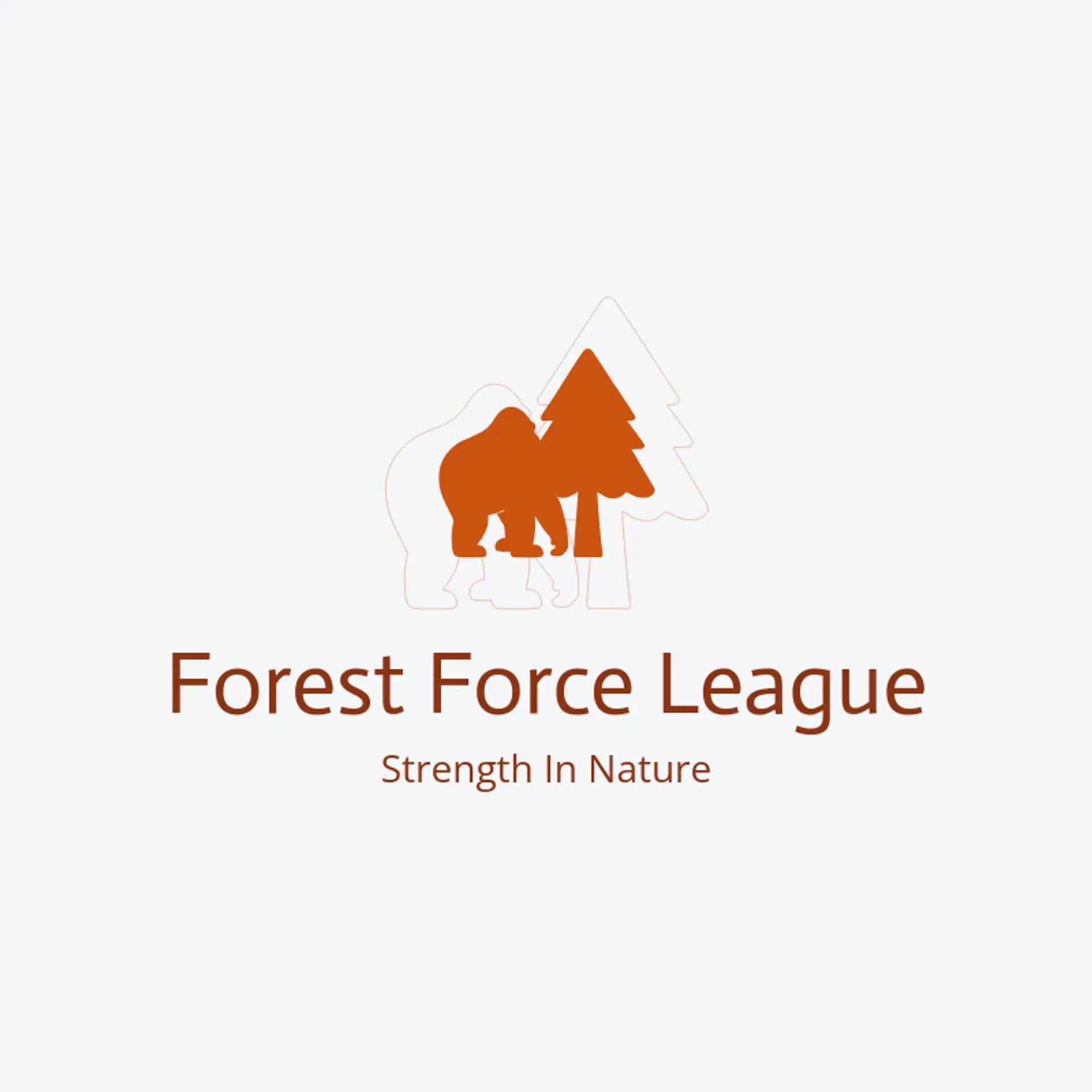 Forest Force League logo for gorilla