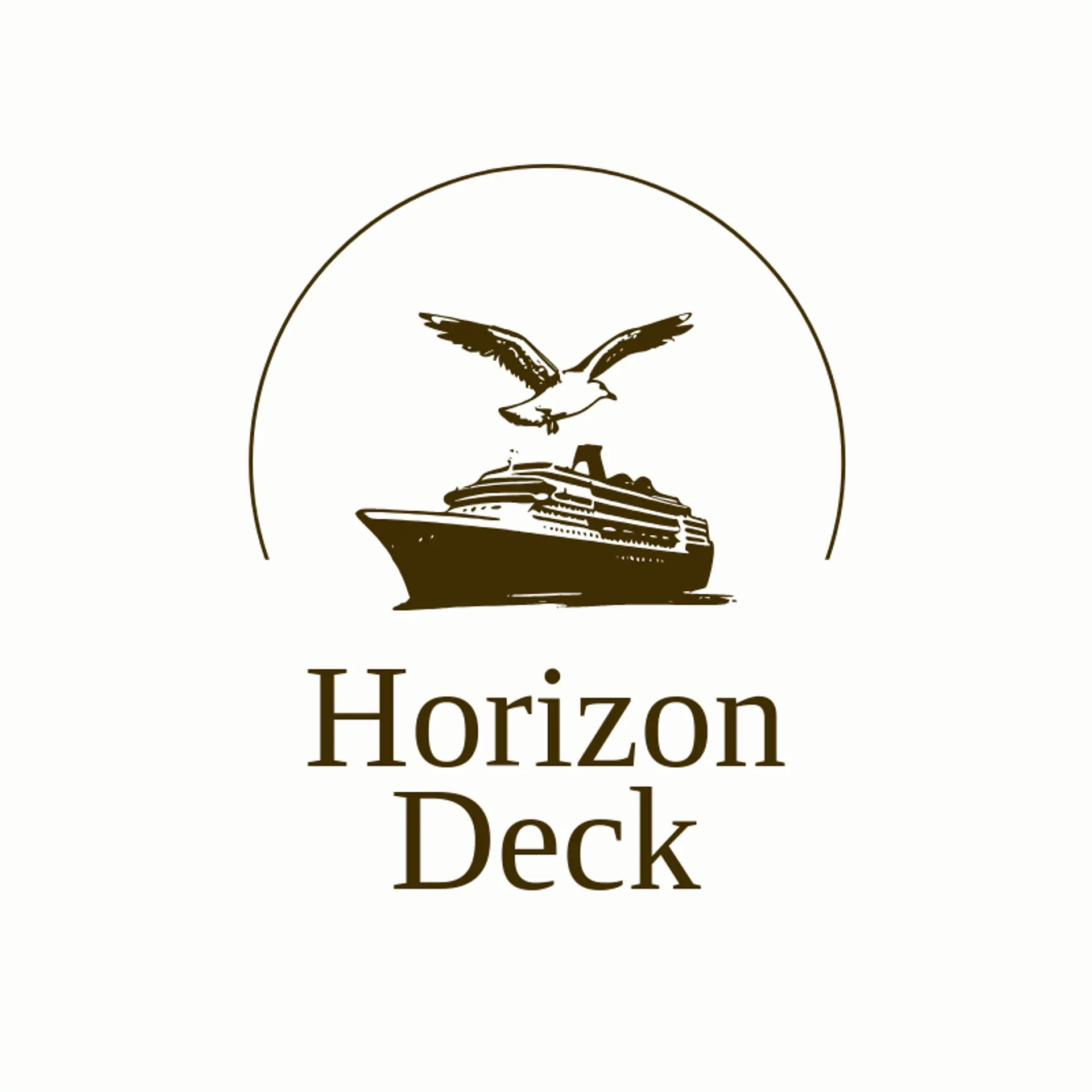 Horizon Deck logo for cruise ship