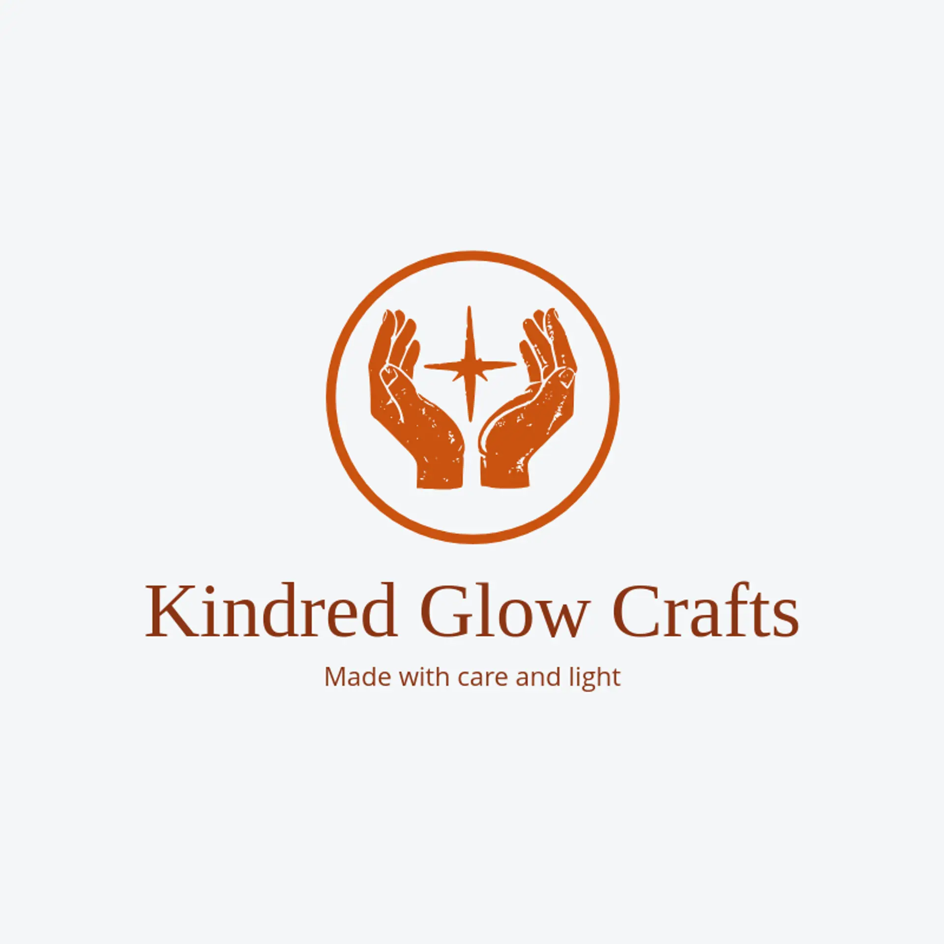 Kindred Glow Crafts logo for sparkle