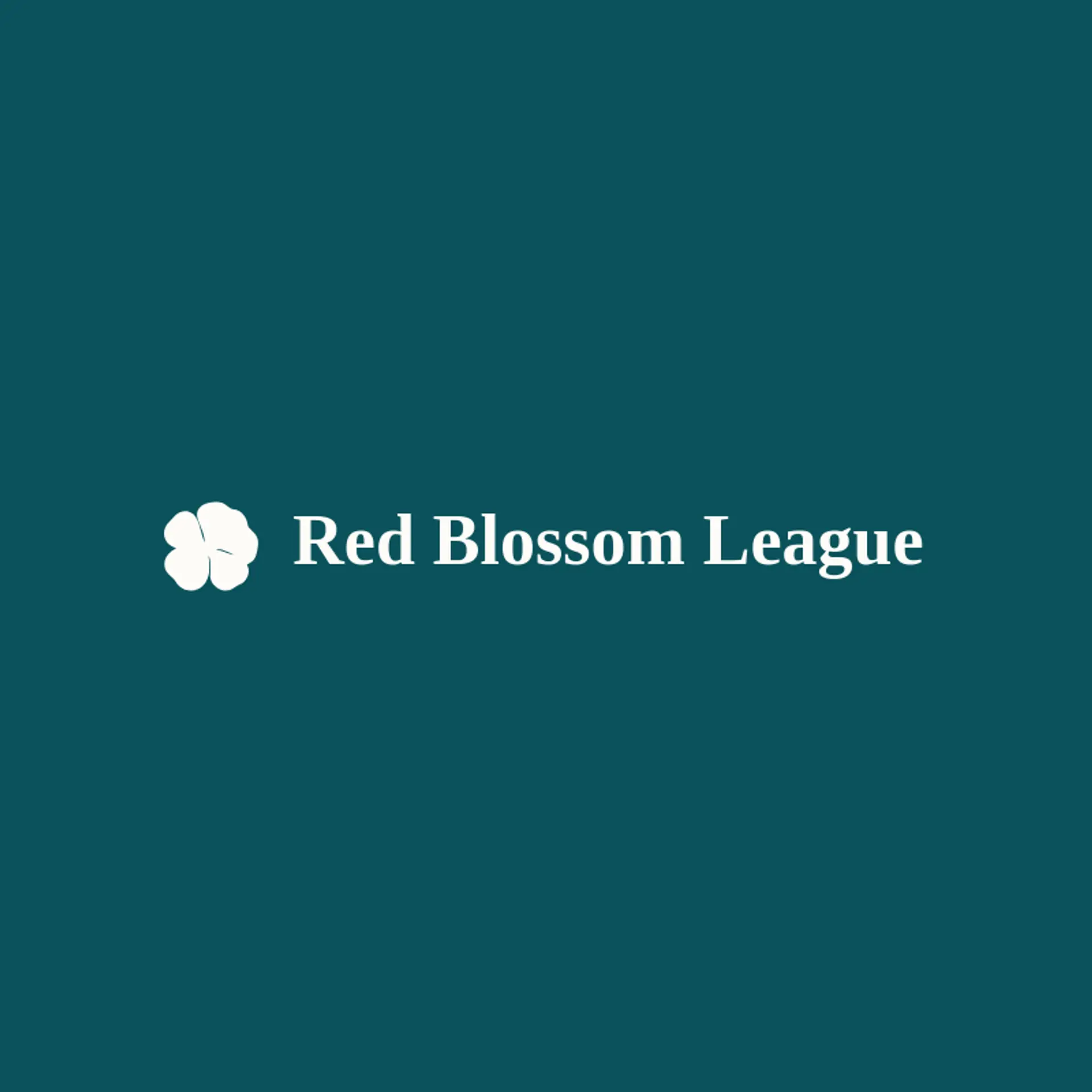 Red Blossom League logo for hibiscus