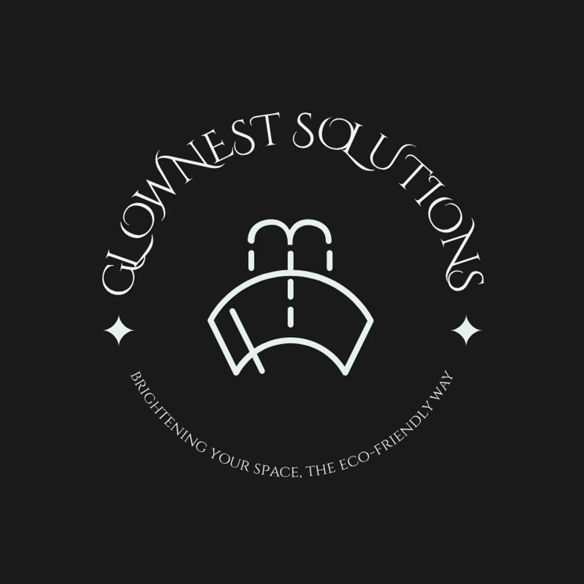 GlowNest Solutions logo for cleaning