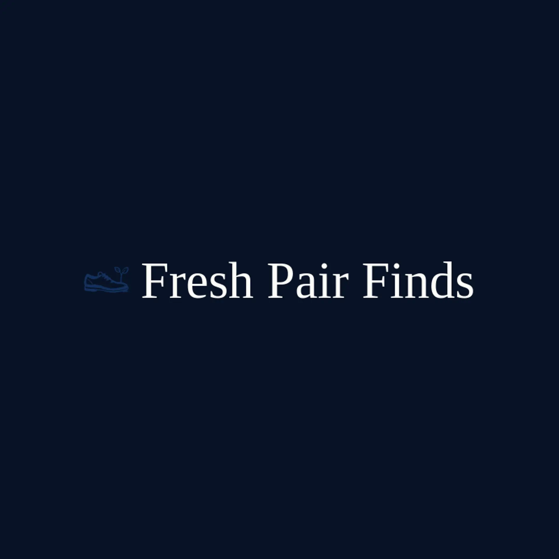 Fresh Pair Finds logo for shoe store