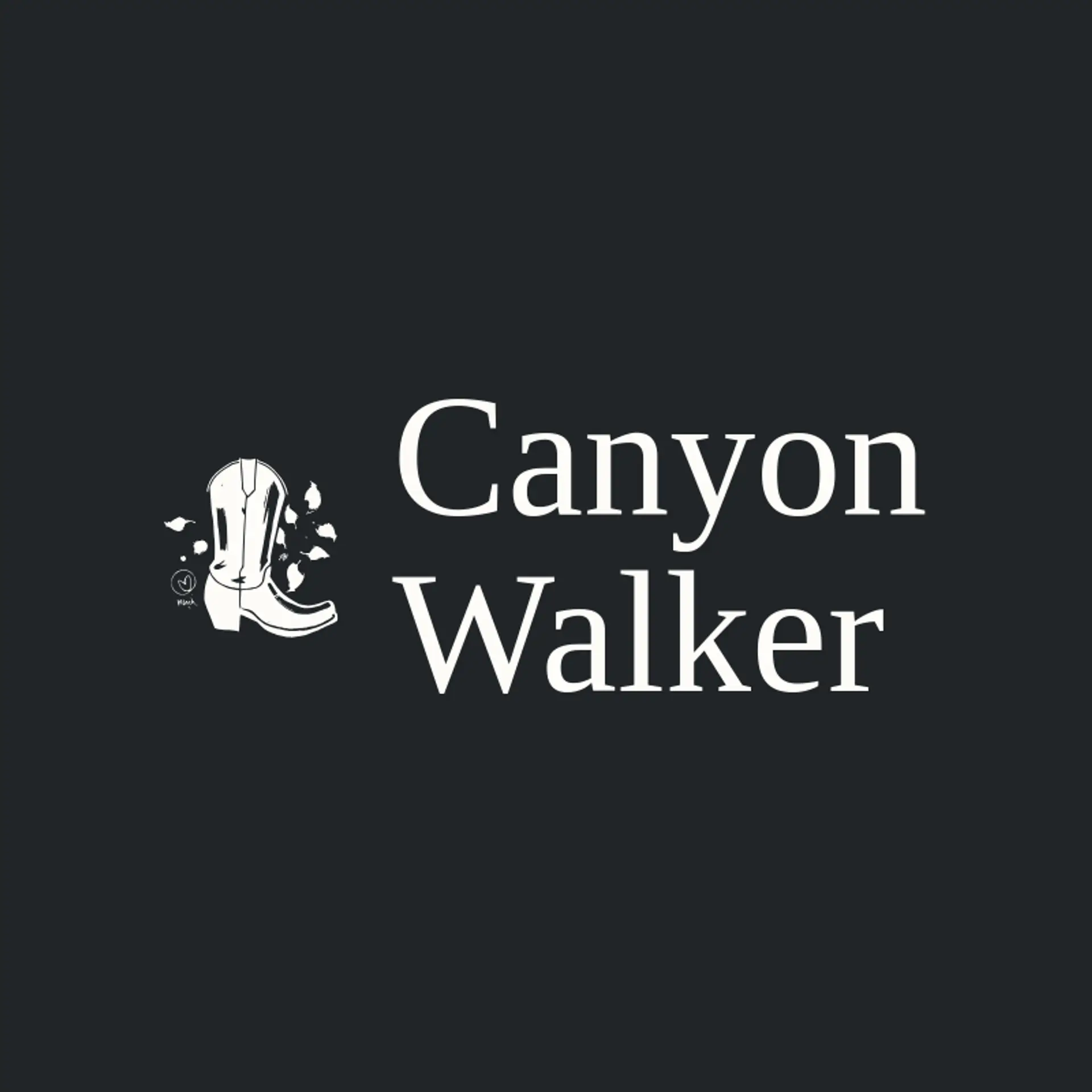 Canyon Walker logo for boot