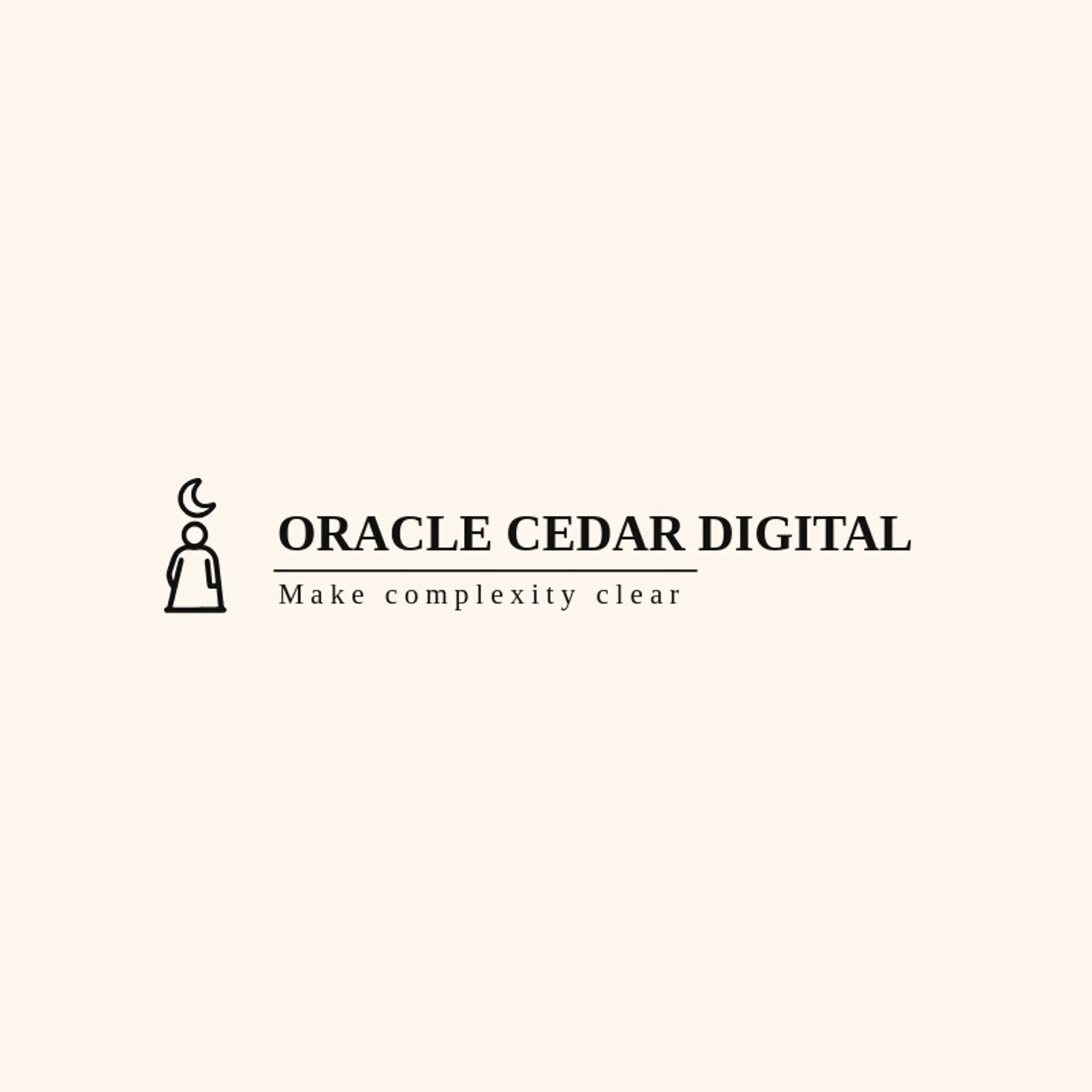 Oracle Cedar Digital logo for oracle