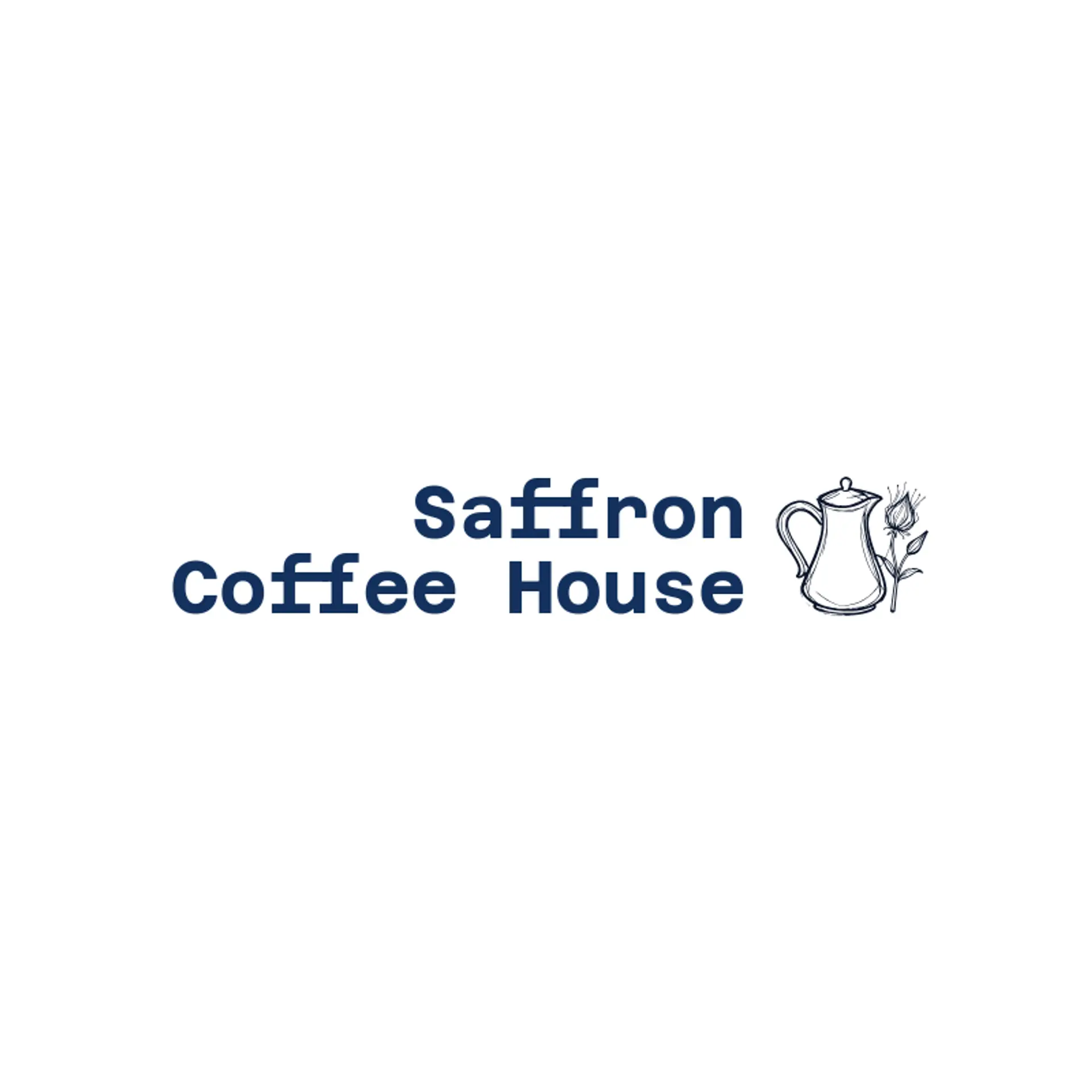 Saffron Coffee House logo for arabic