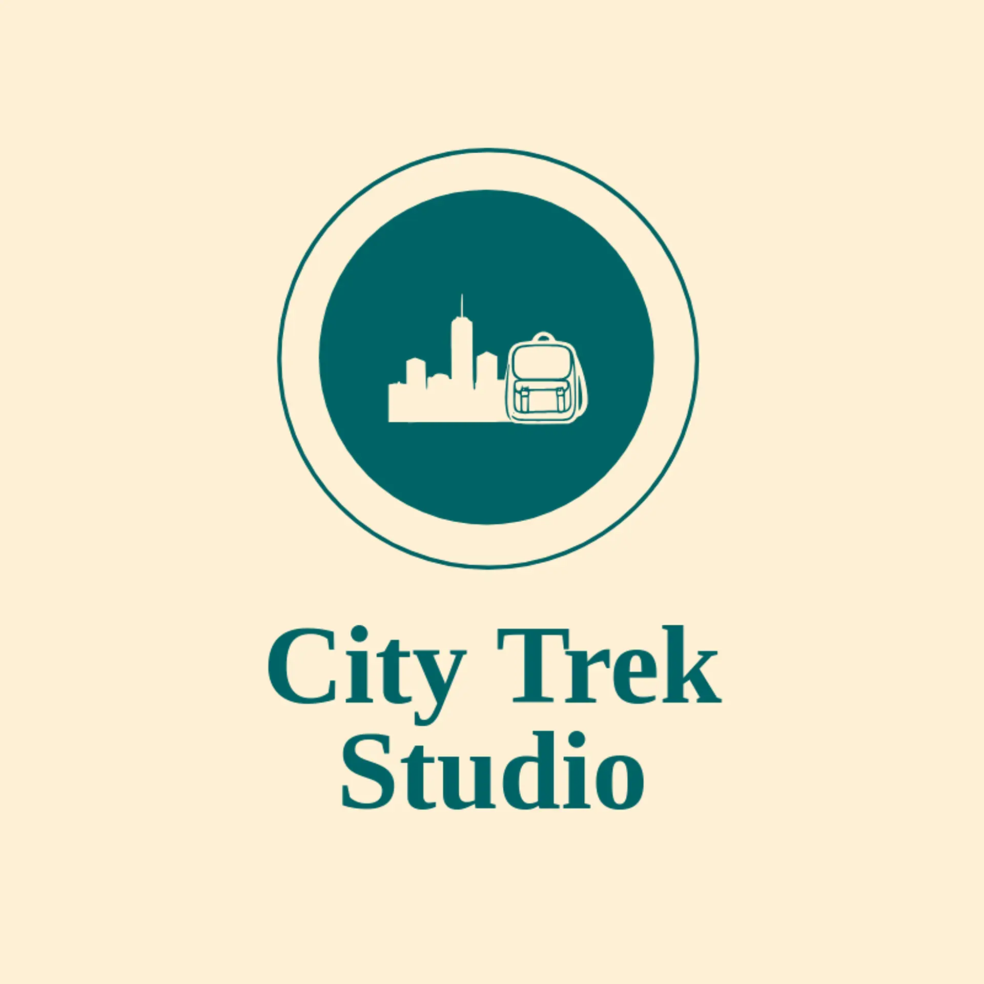 City Trek Studio logo for backpack