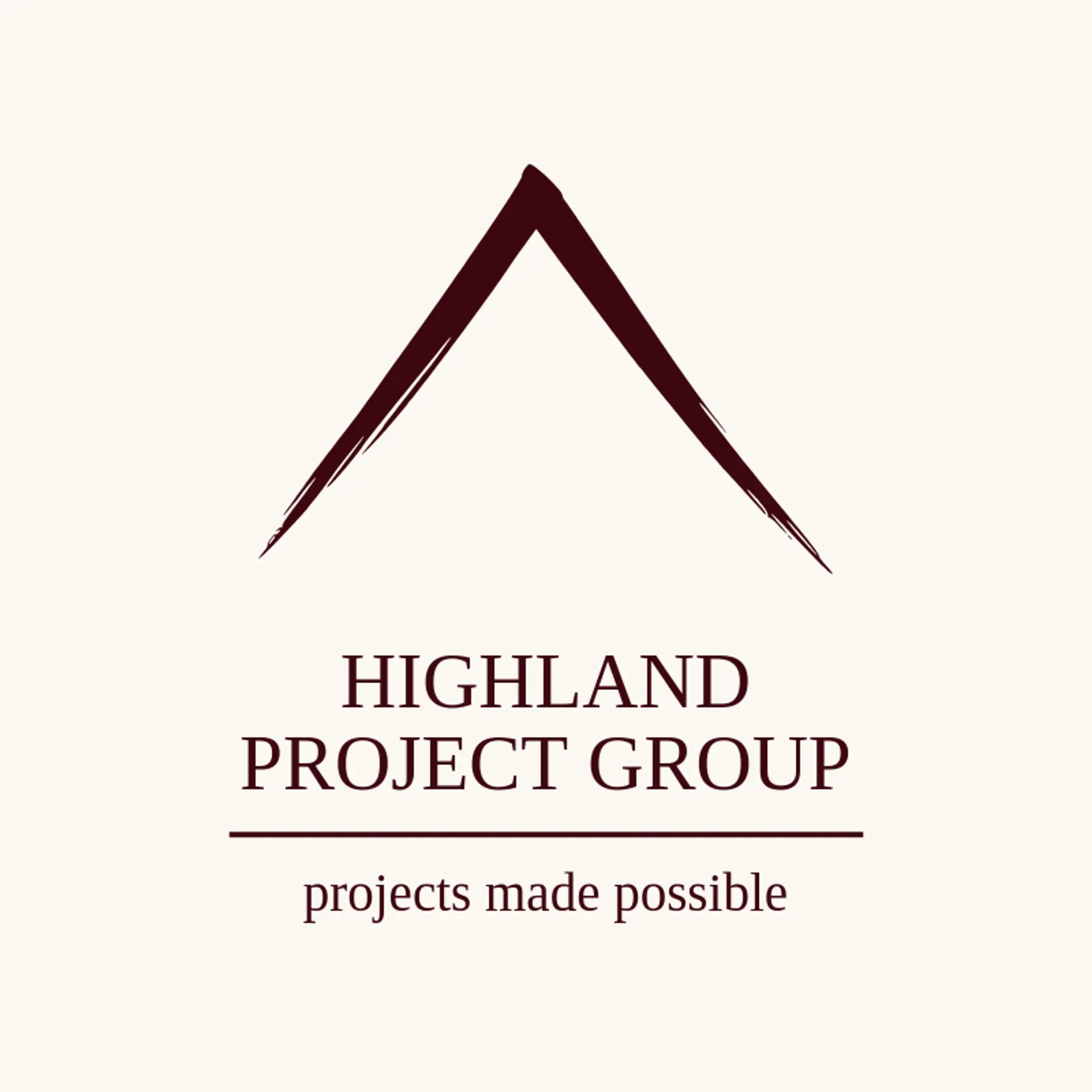Highland Project Group logo for general contractor