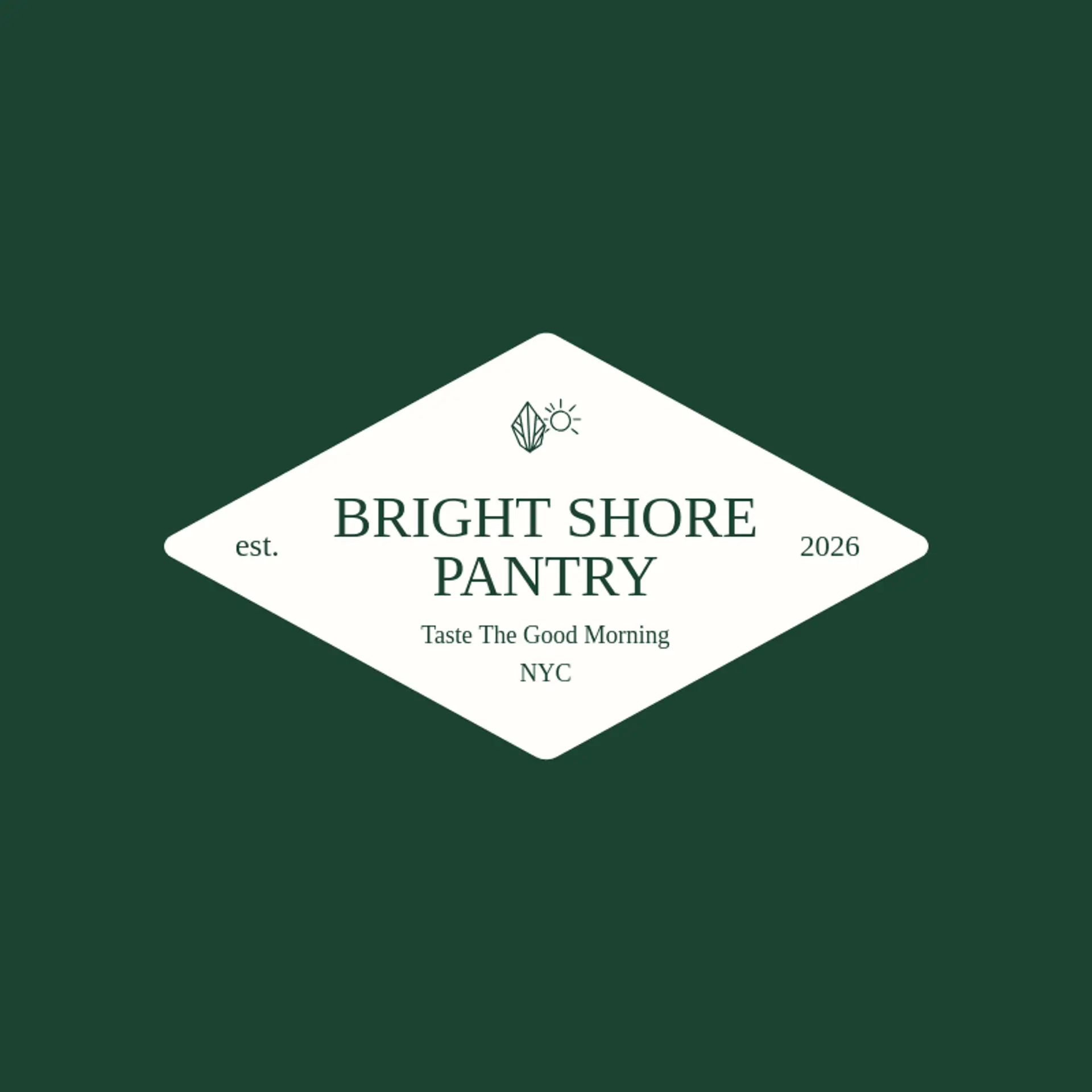 Bright Shore Pantry logo for salt
