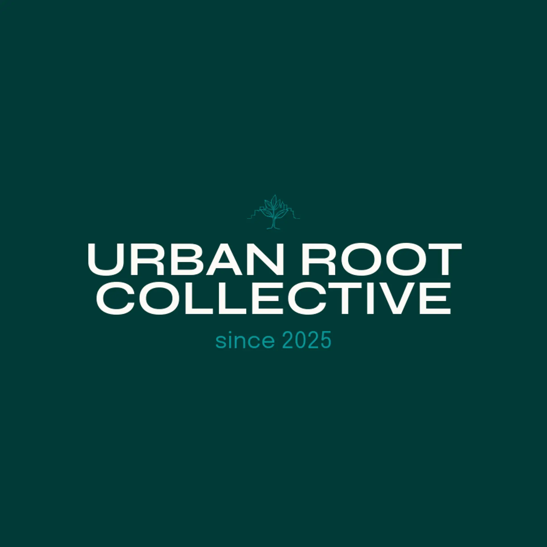 Urban Root Collective logo for garden
