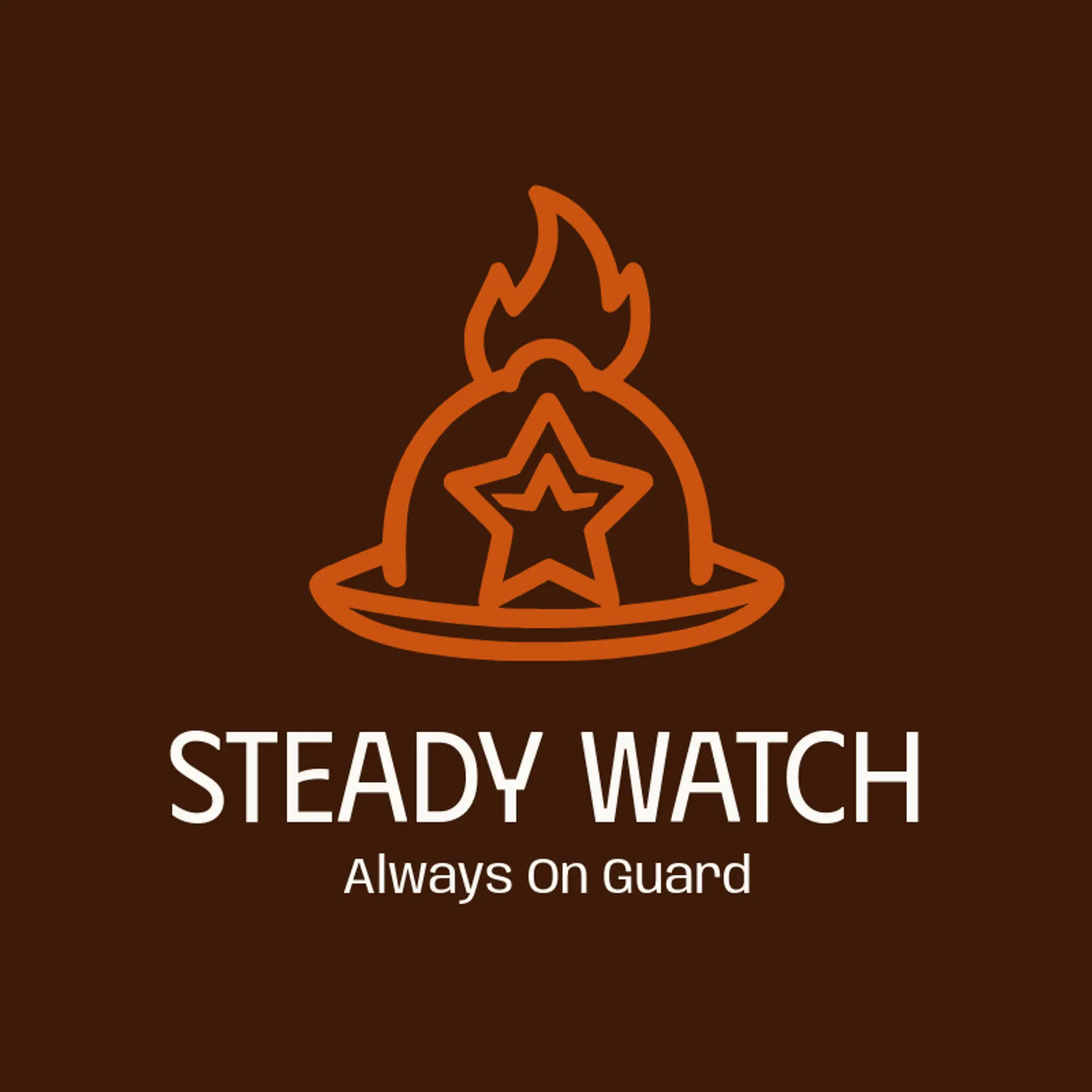Steady Watch logo for firefighter