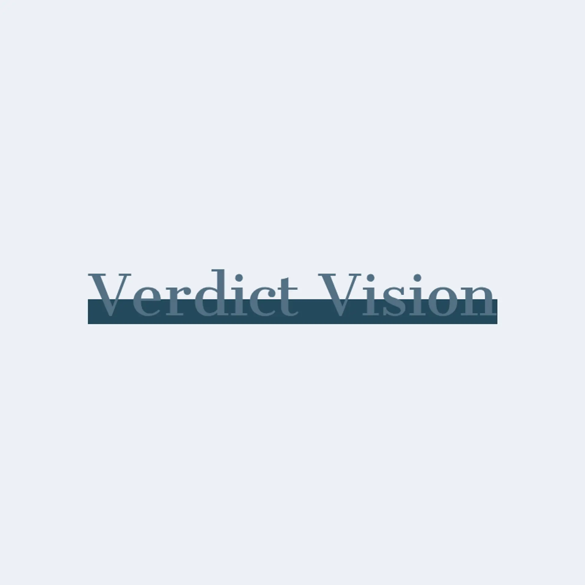 Verdict Vision logo for law