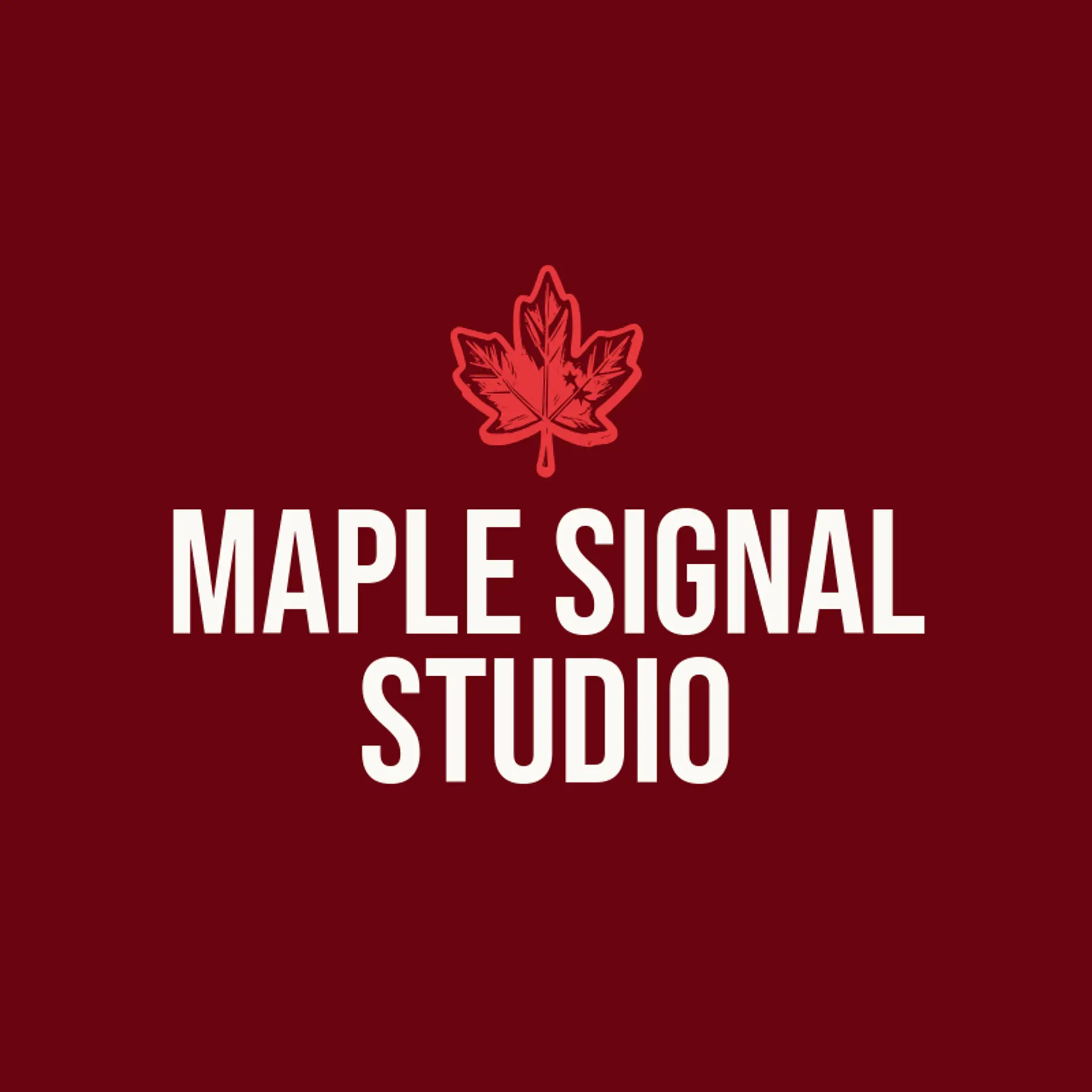 Maple Signal Studio logo for leaf