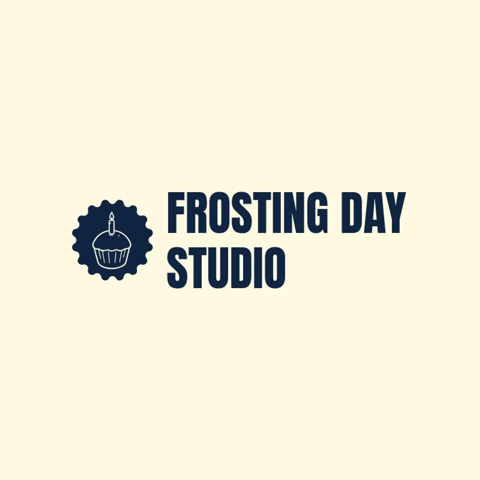 Frosting Day Studio logo for birthday