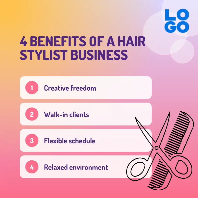 The benefits of a hair stylist business