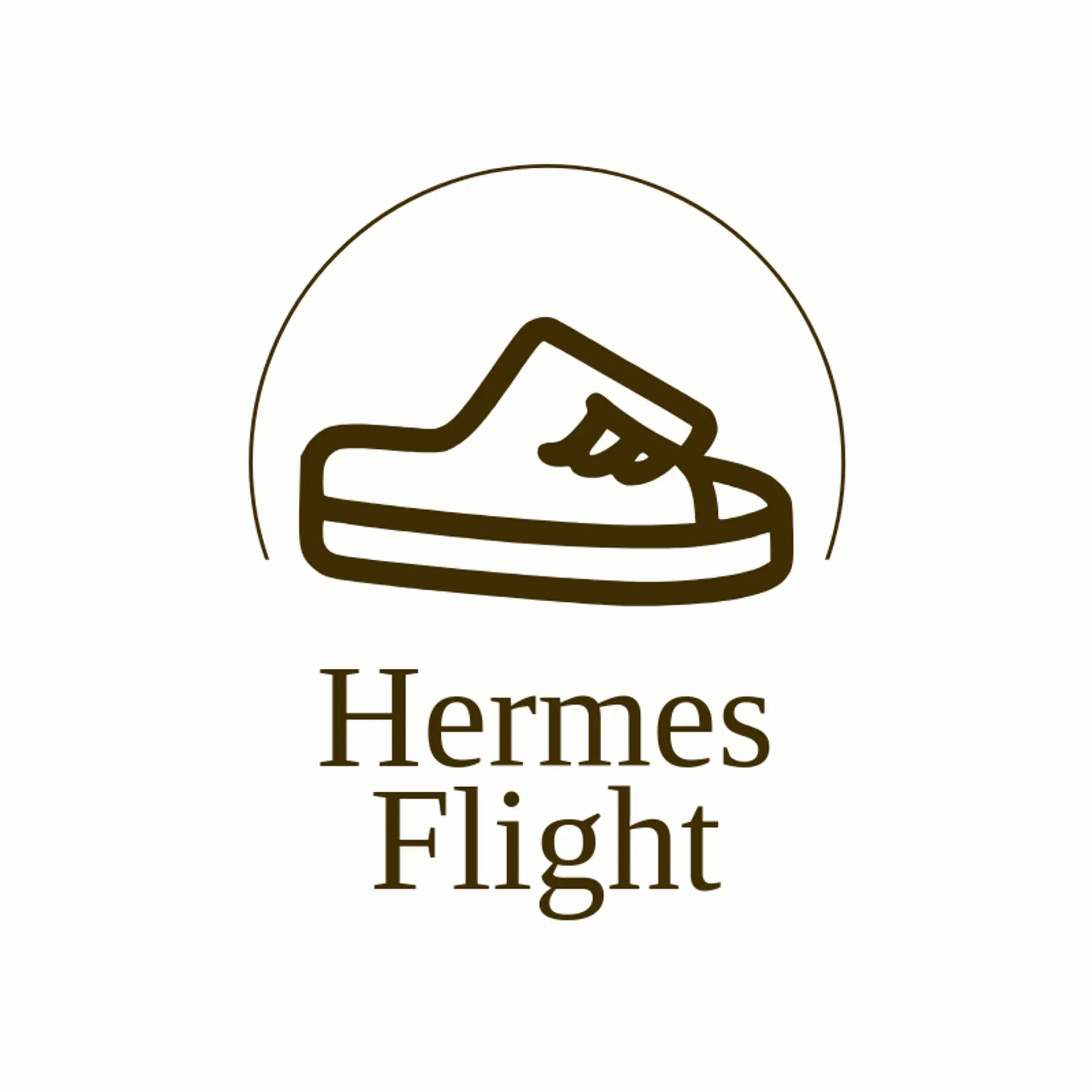 Hermes Flight logo for greek god