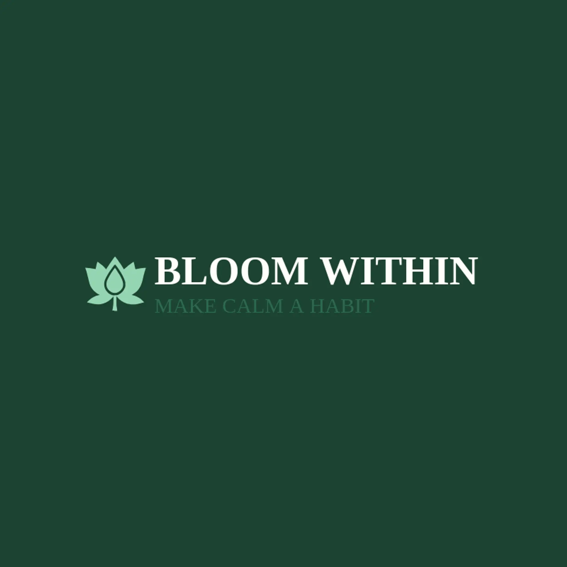 Bloom Within logo for wellness