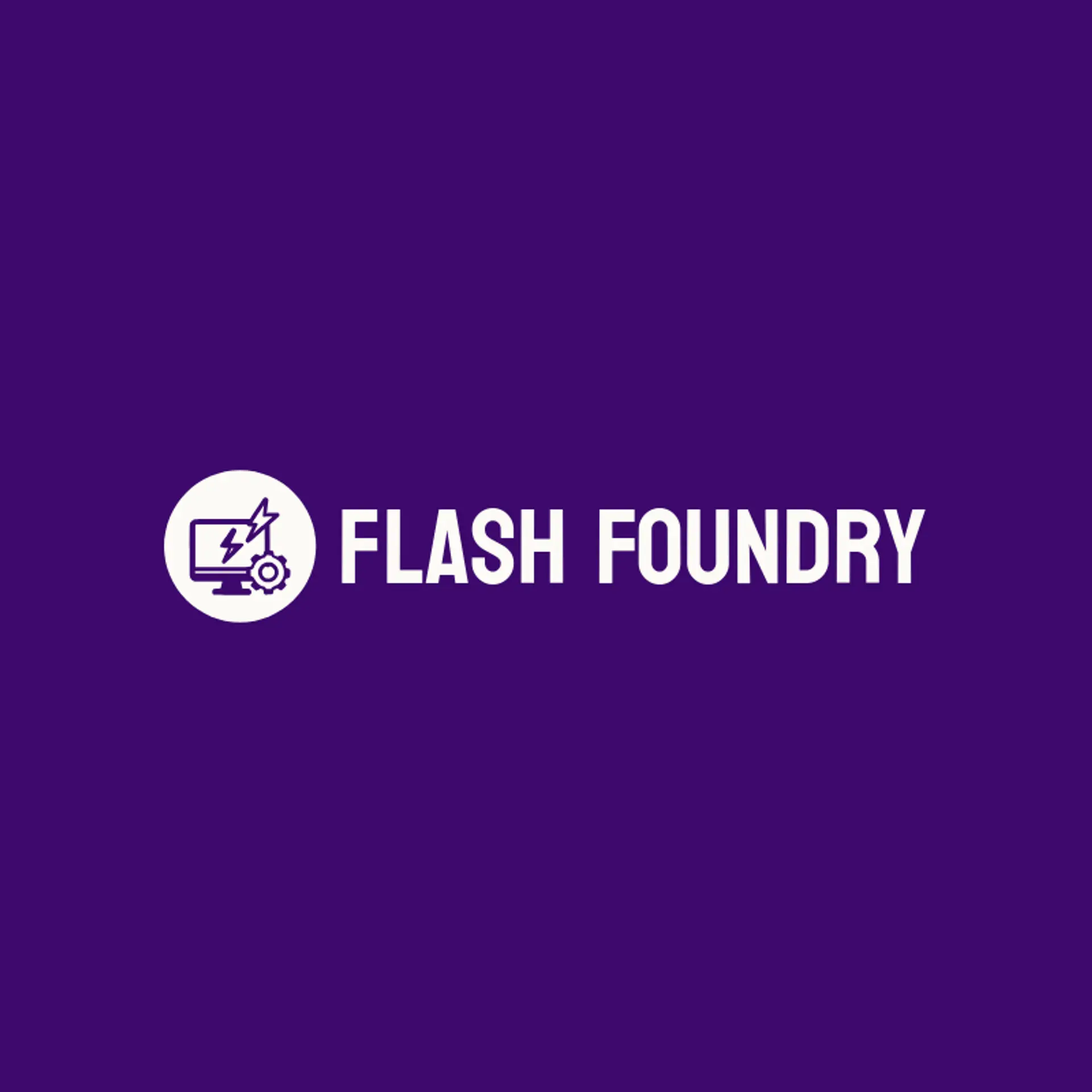 Flash Foundry logo for computer