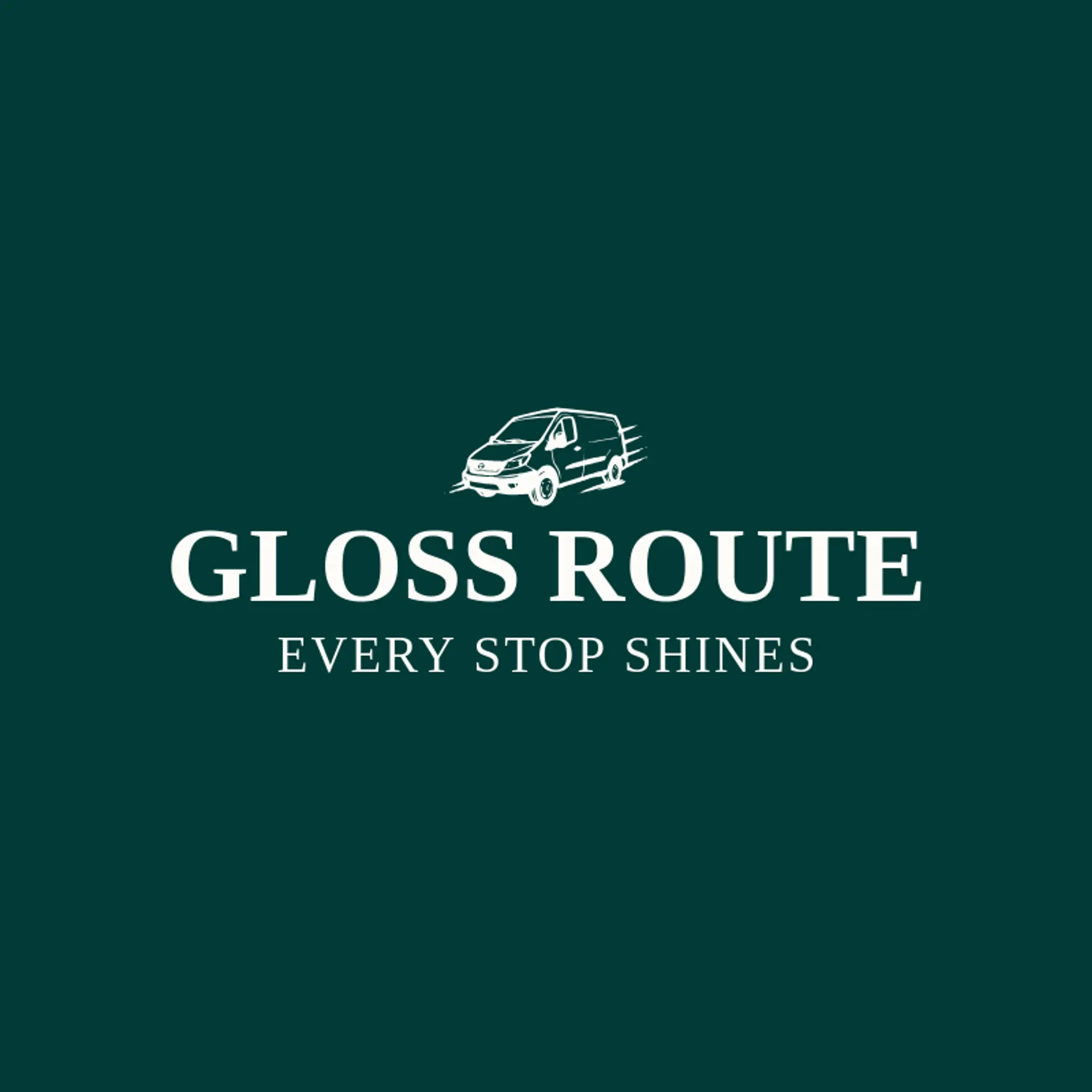 Gloss Route logo for mobile detailing