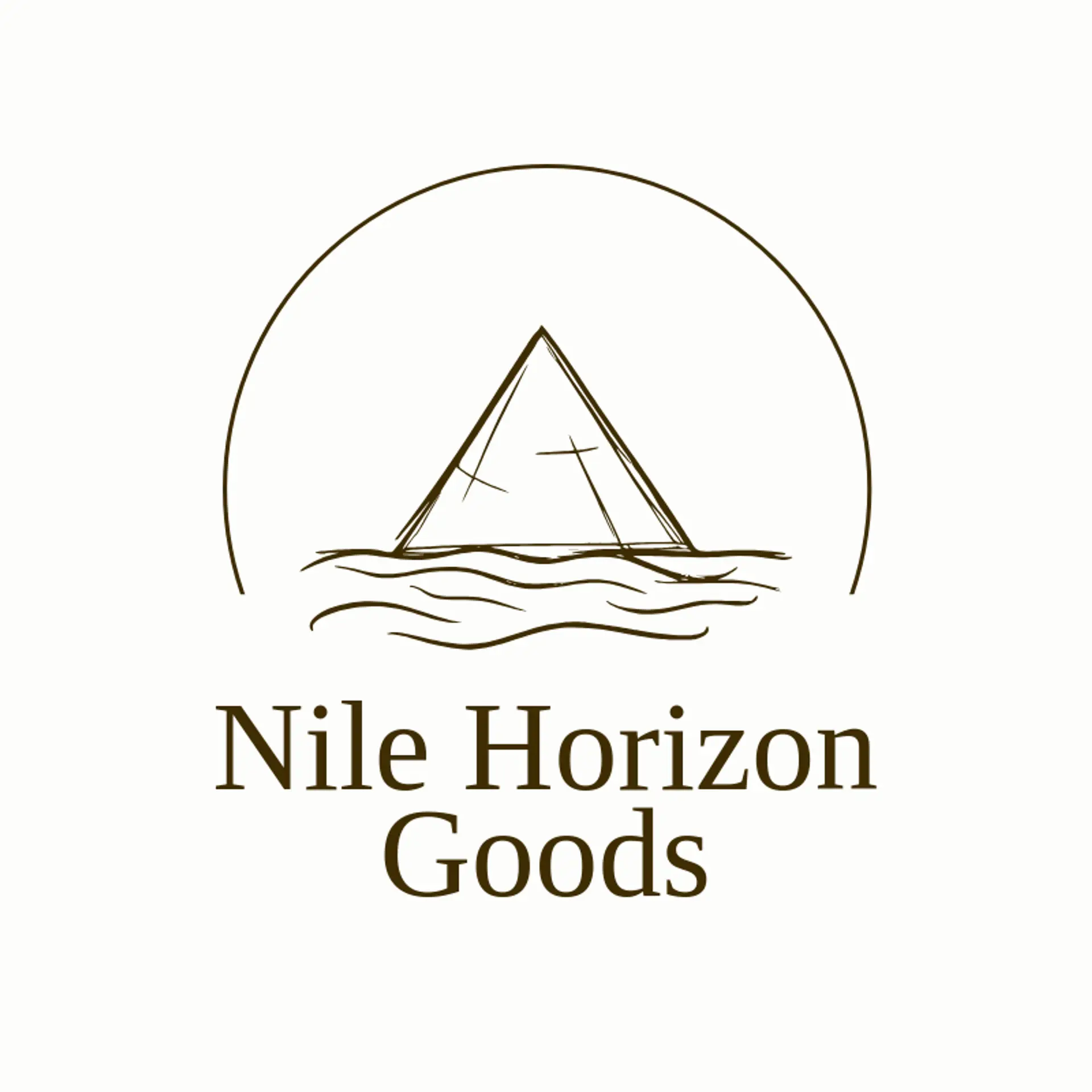 Nile Horizon Goods logo for pyramid
