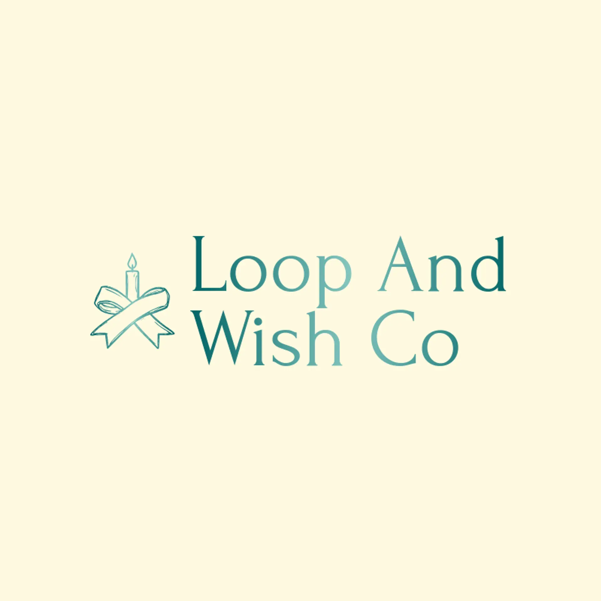 Loop and Wish Co logo for birthday