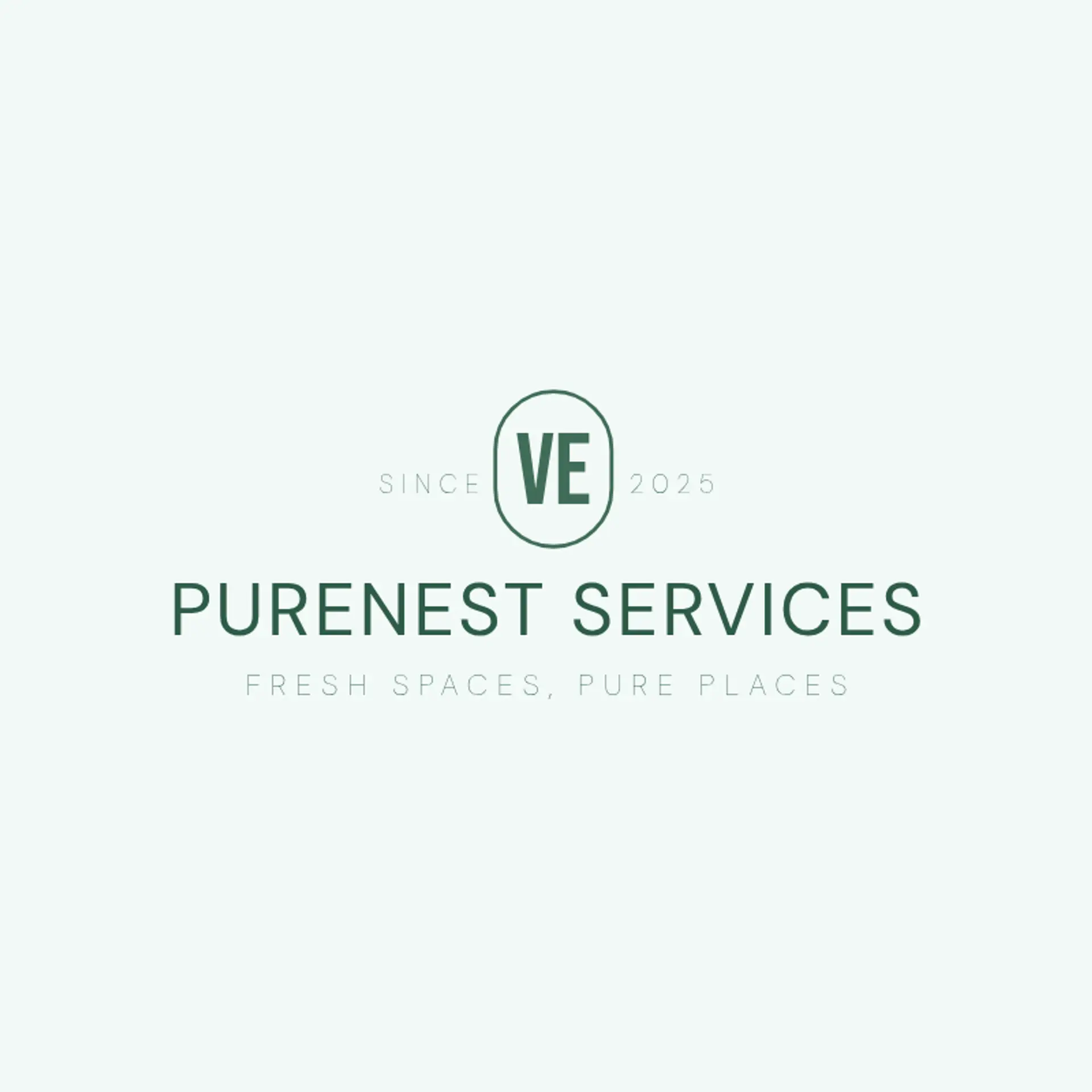 PureNest Services logo for cleaning services