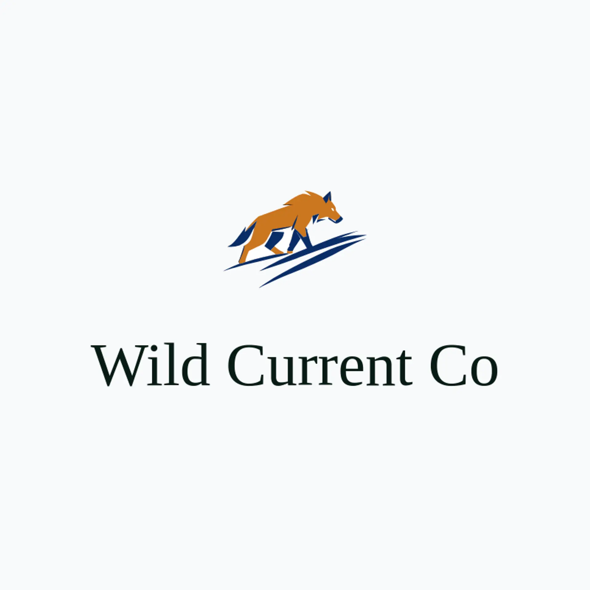 Wild Current Co logo for apex predator
