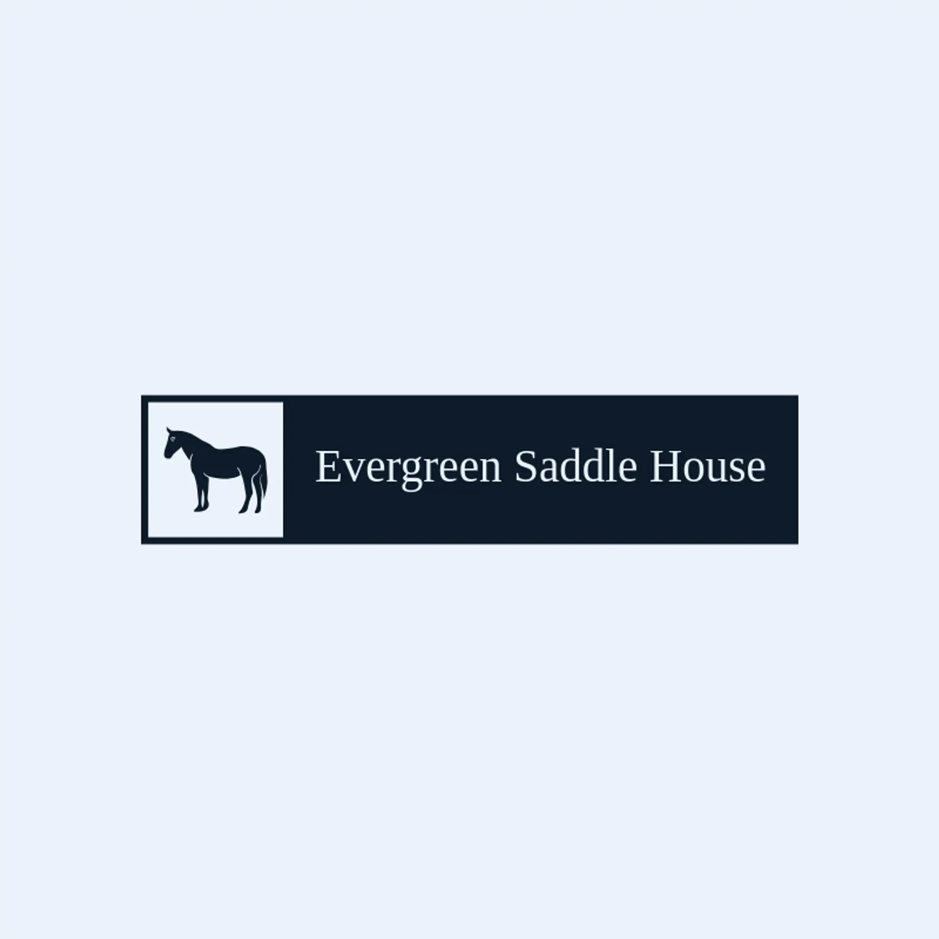Evergreen Saddle House logo for bronco