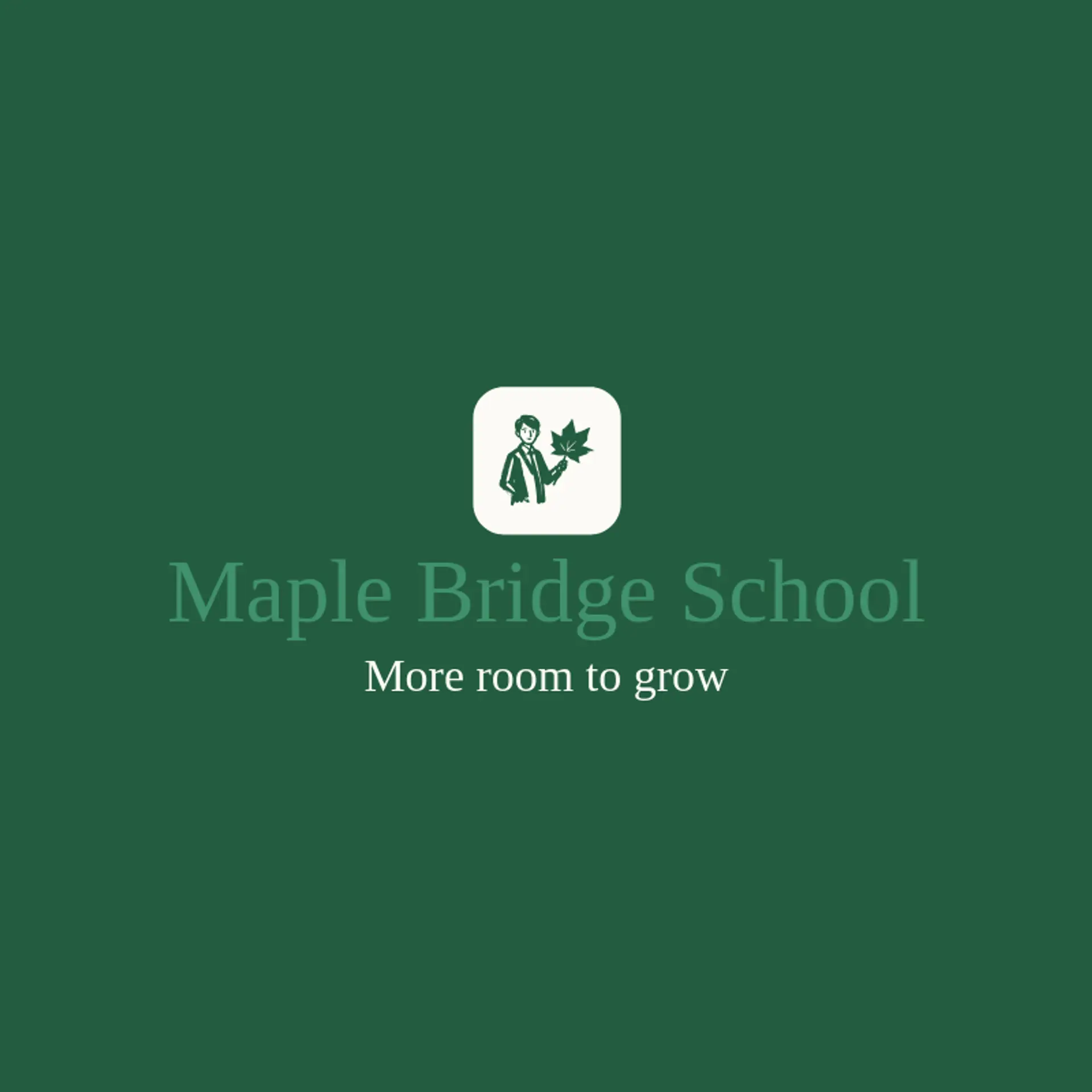 Maple Bridge School logo for teaching