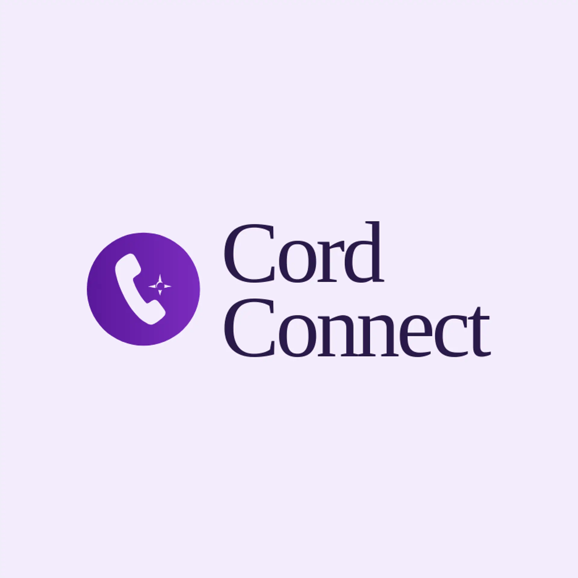 Cord Connect logo for call