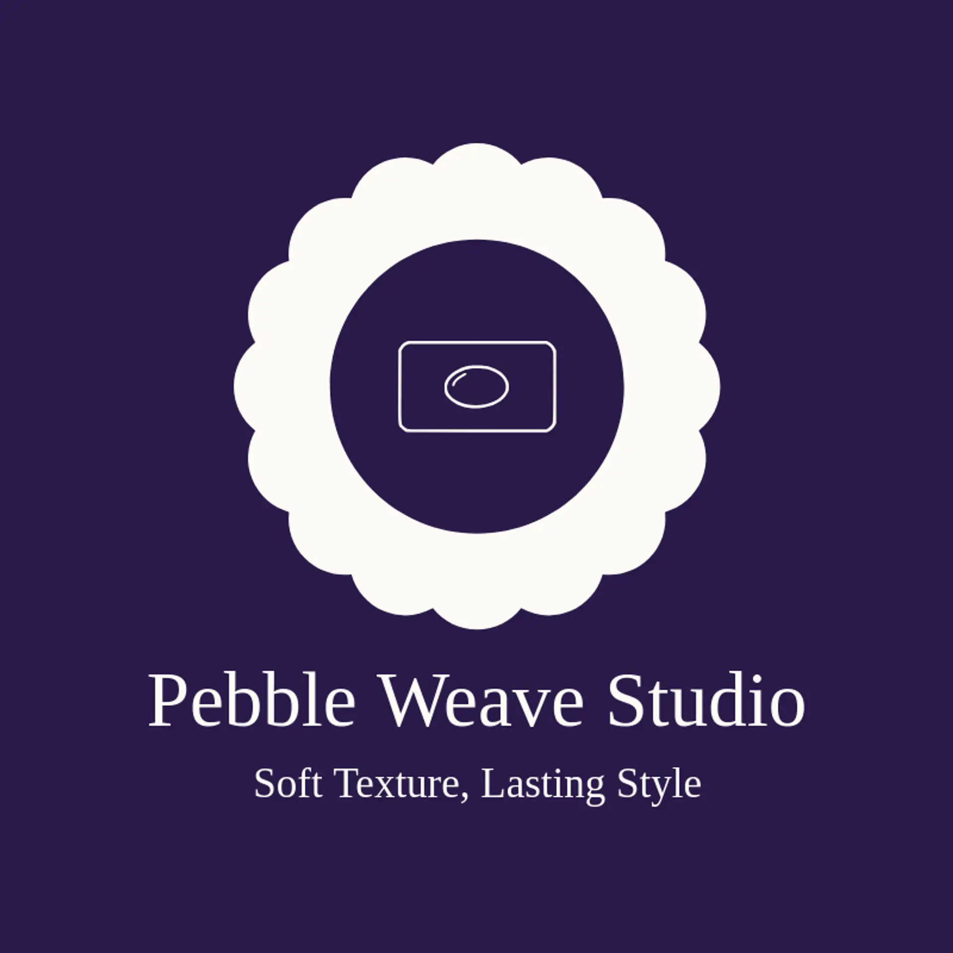 Pebble Weave Studio logo for carpet