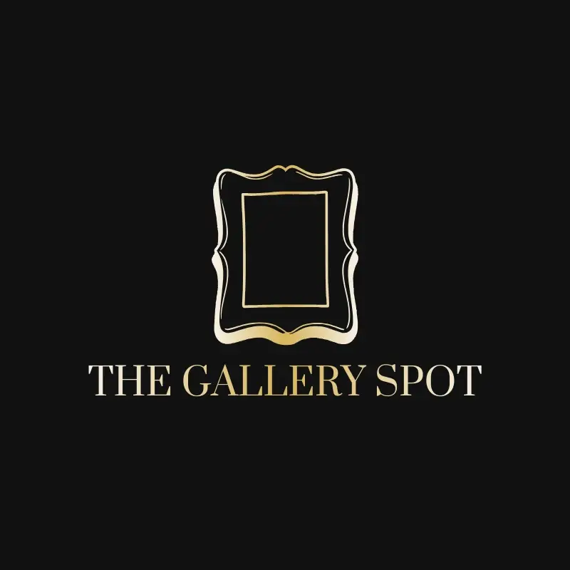 The artist name The Gallery Spot as a branded logo with a single color icon