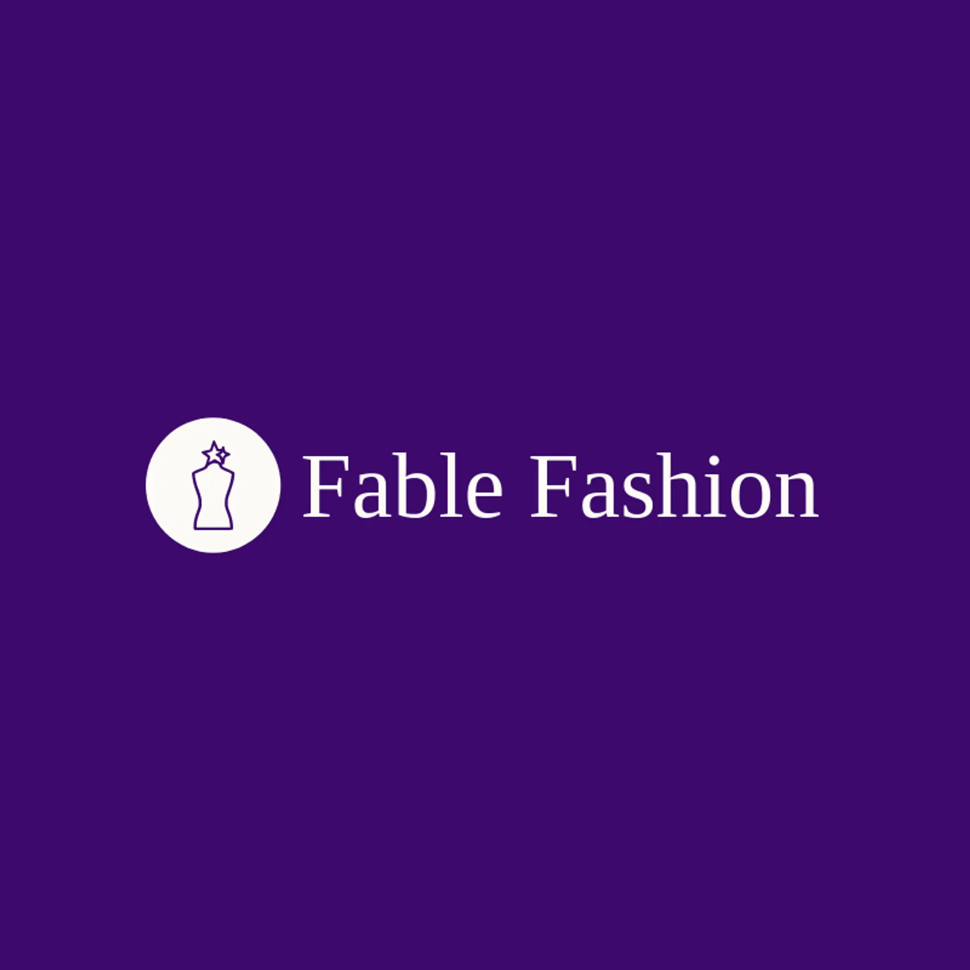 Fable Fashion logo for clothing store
