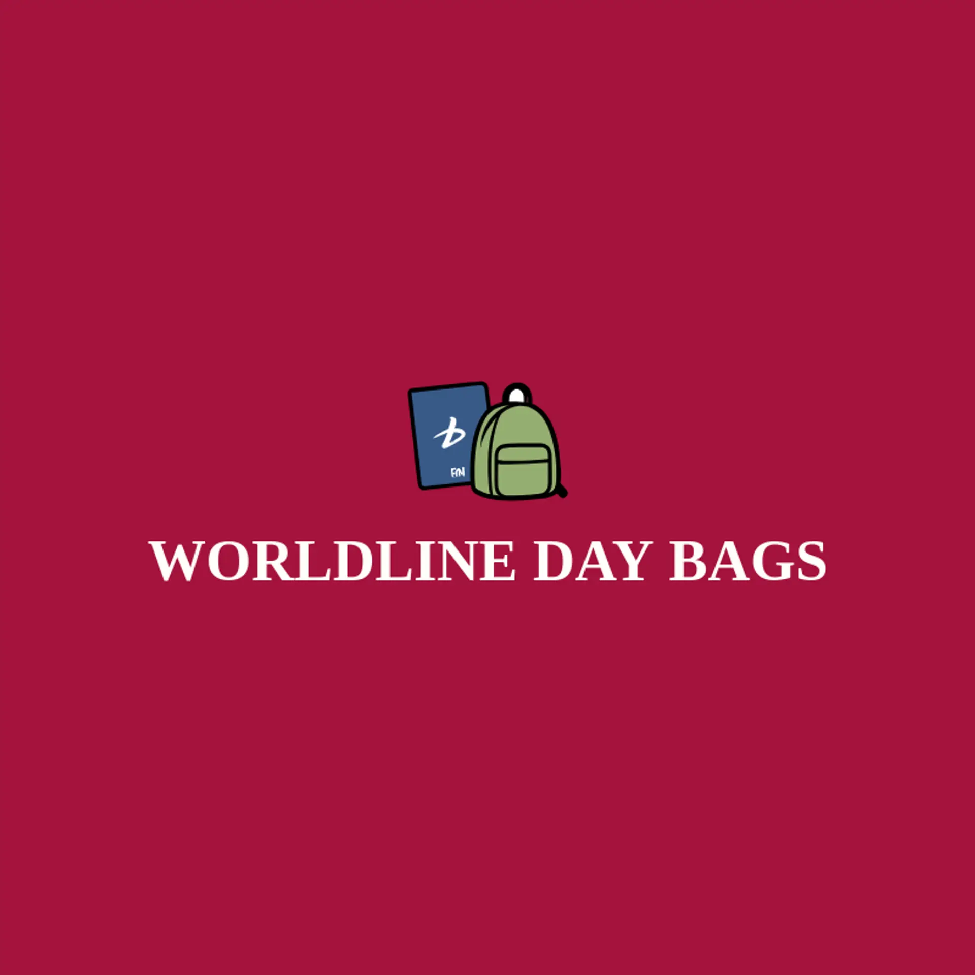 Worldline Day Bags logo for backpack