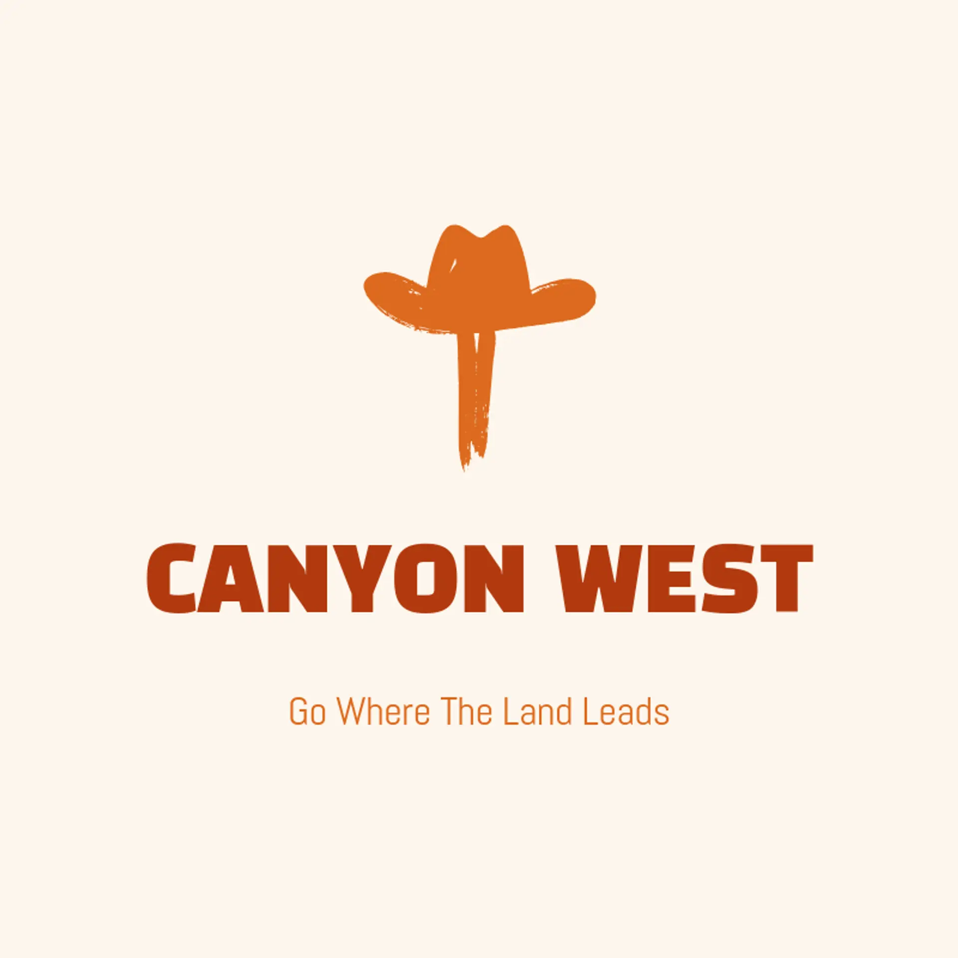 Canyon West logo for cowboy