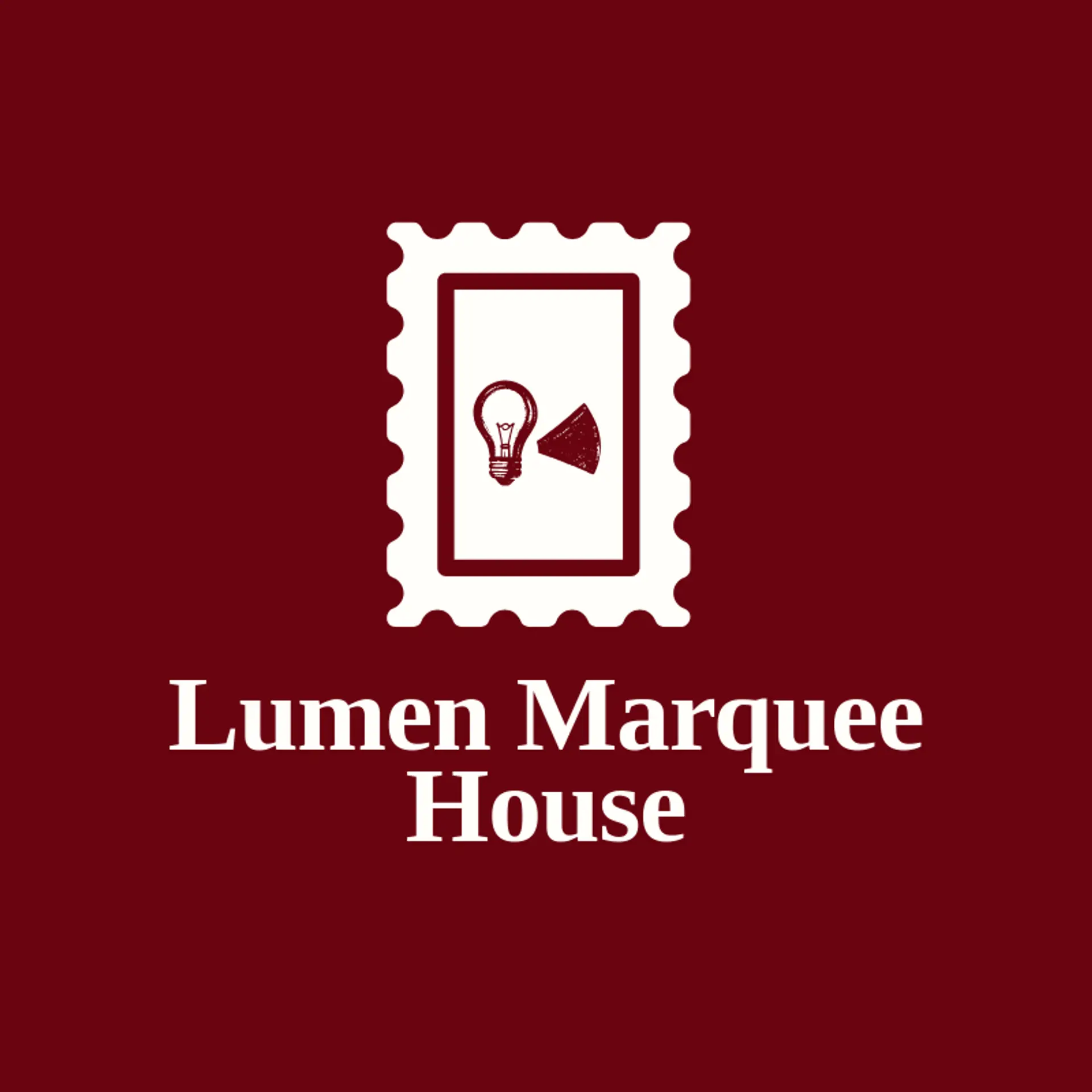 Lumen Marquee House logo for movie theater