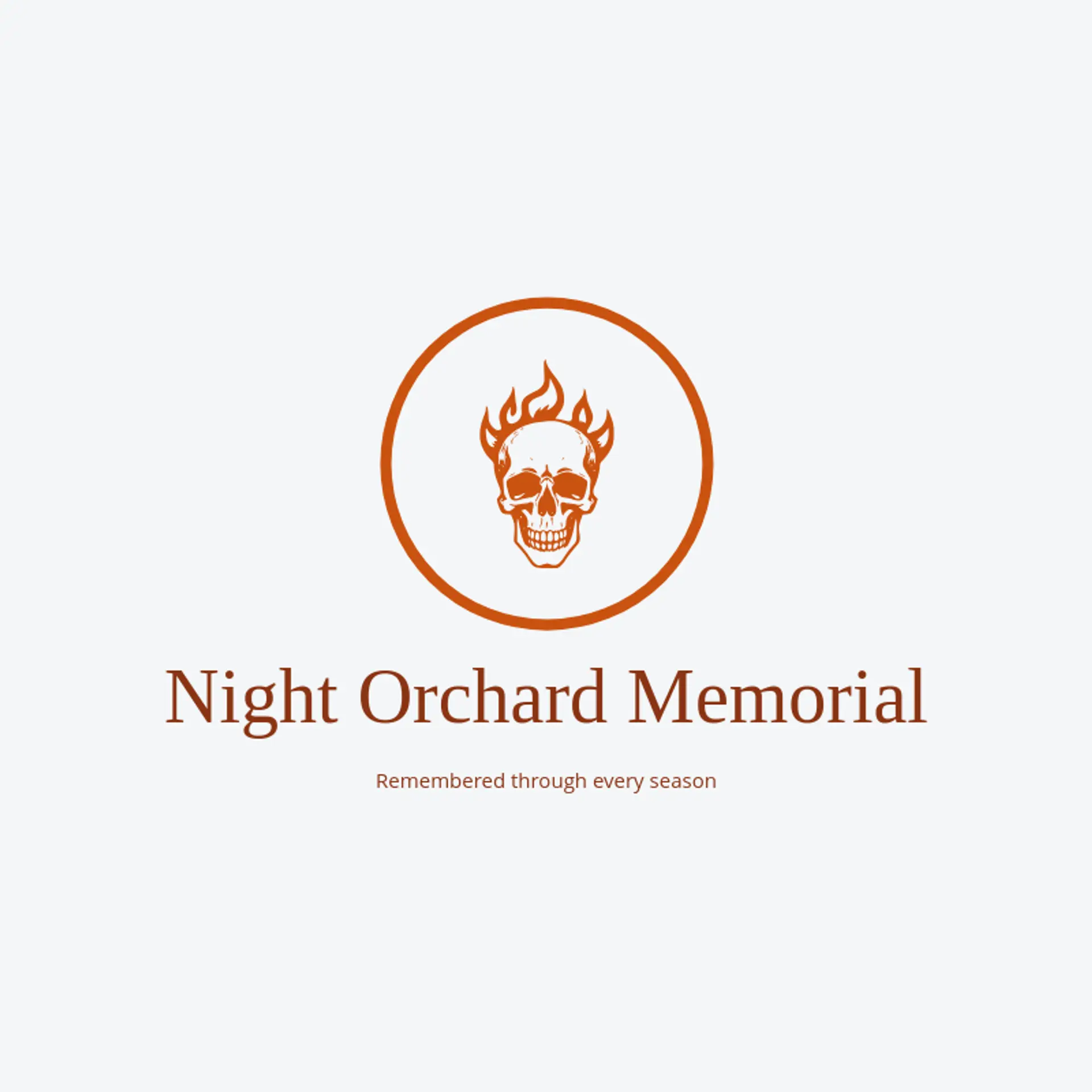 Night Orchard Memorial logo for Death