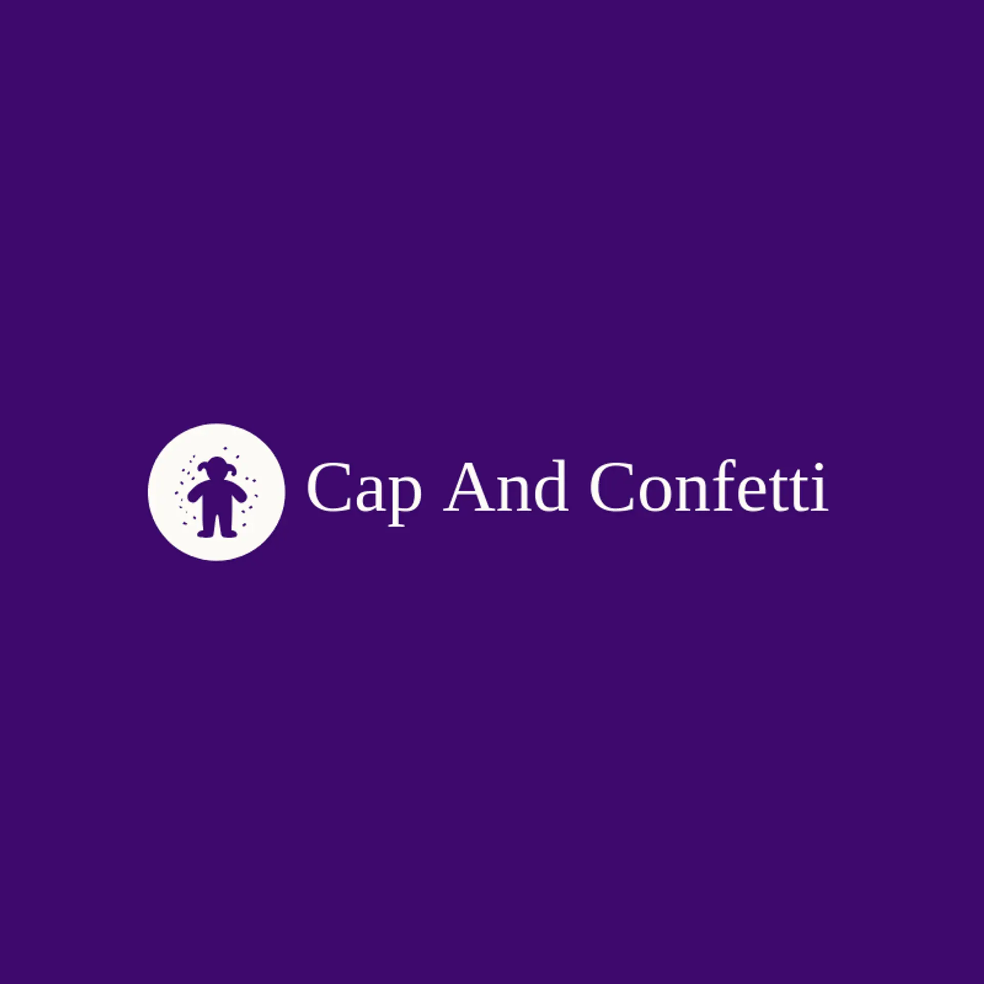 Cap and Confetti logo for jester