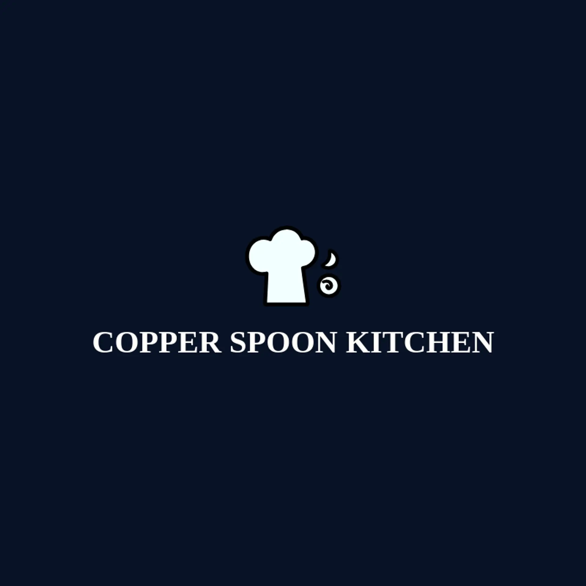 Copper Spoon Kitchen logo for chef hat
