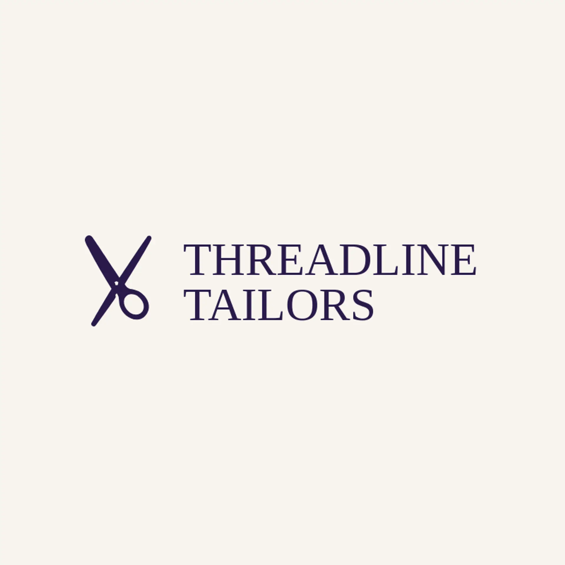 Threadline Tailors logo for sewing