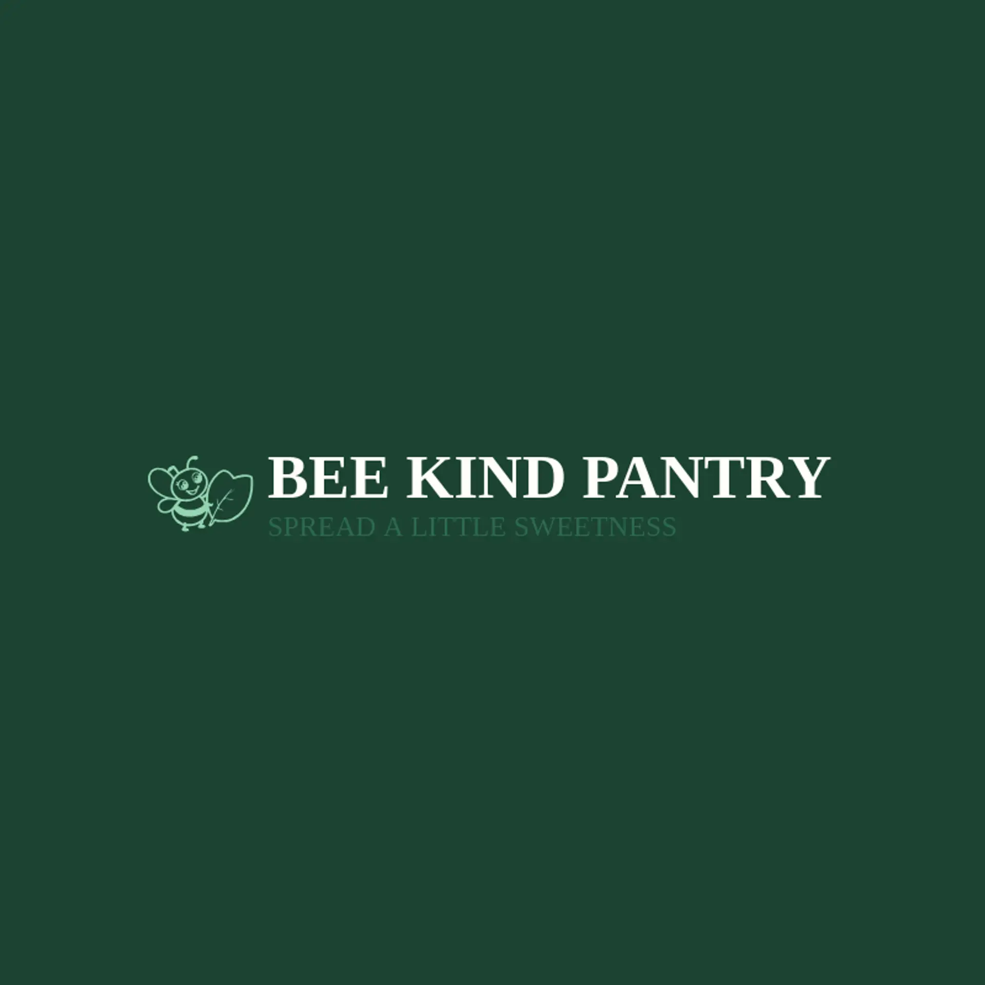 Bee Kind Pantry logo for honey bee
