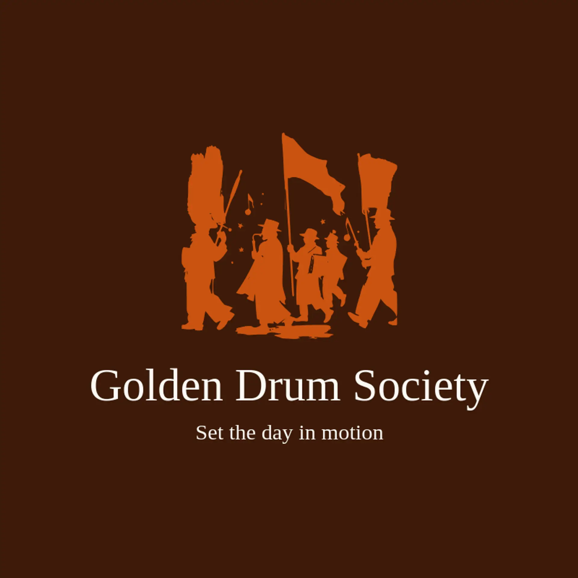 Golden Drum Society logo for parade
