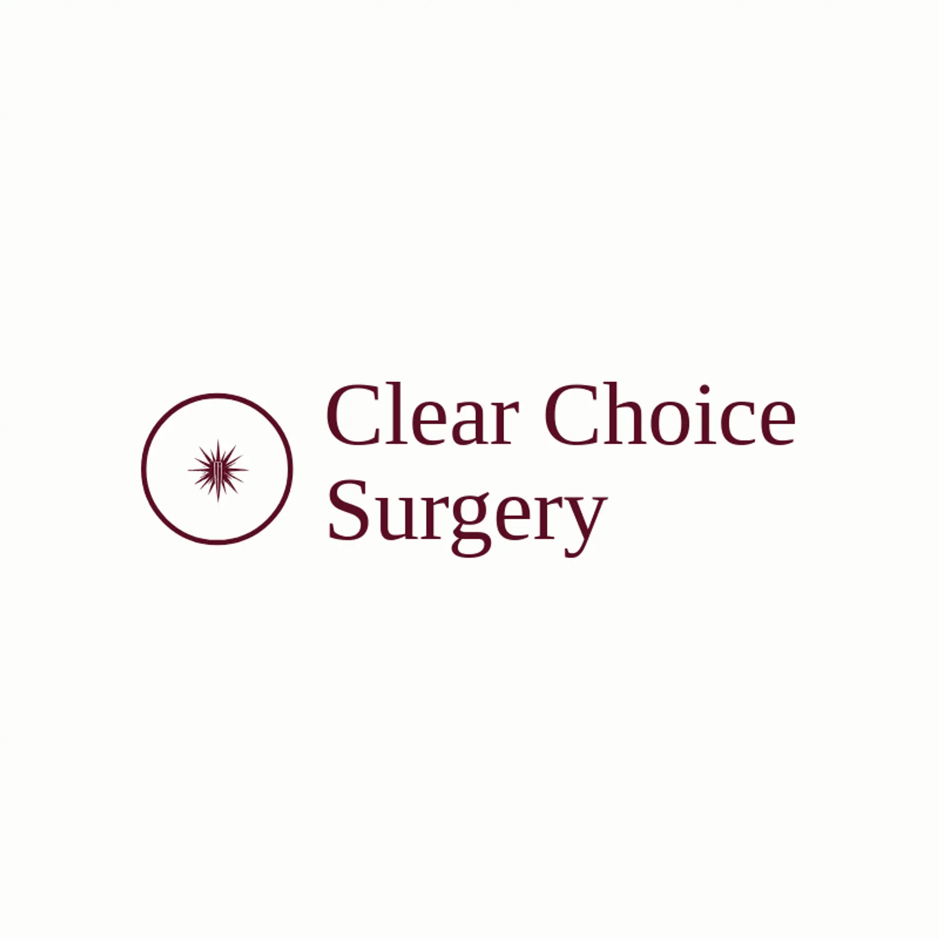 Clear Choice Surgery logo for surgery