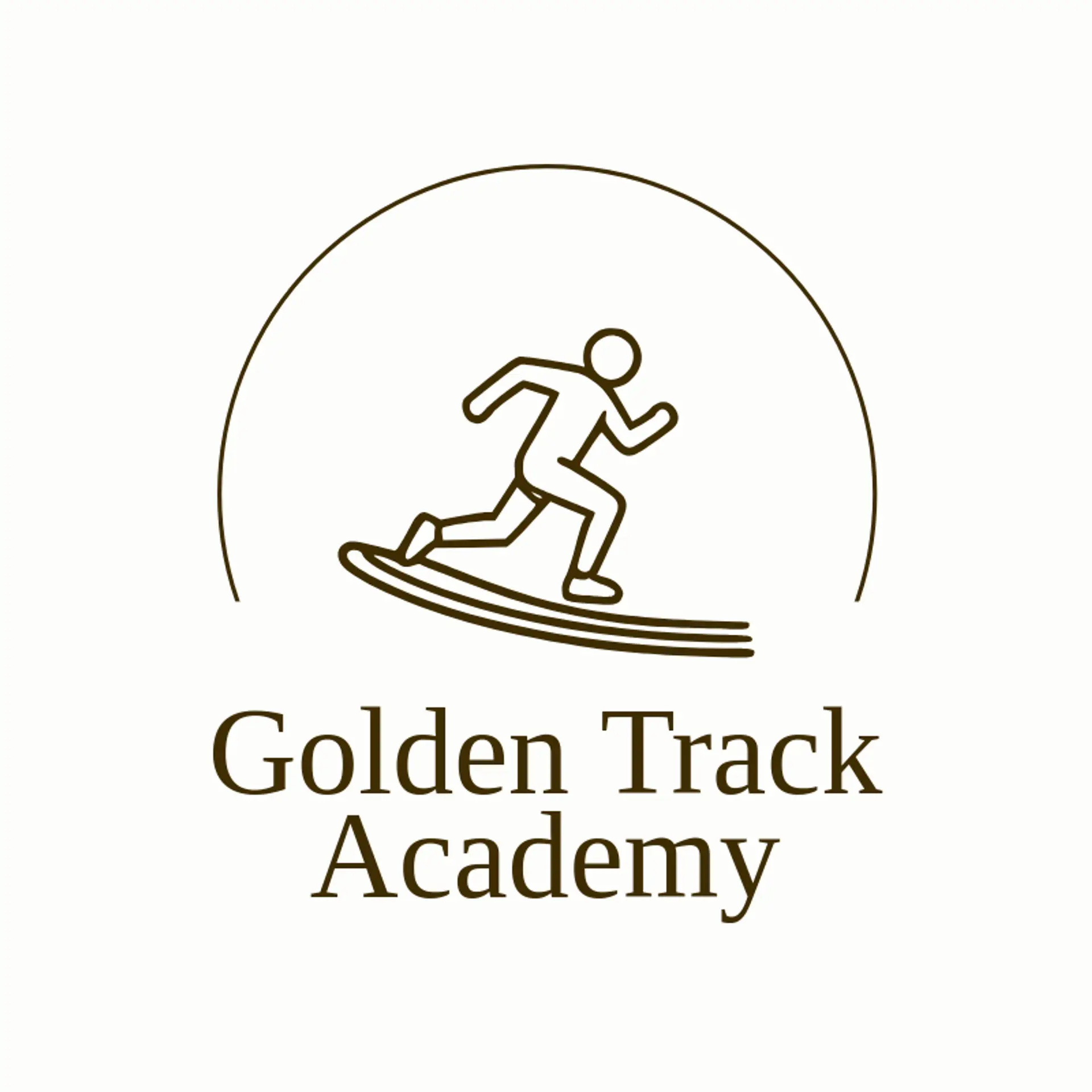 Golden Track Academy logo for olympics