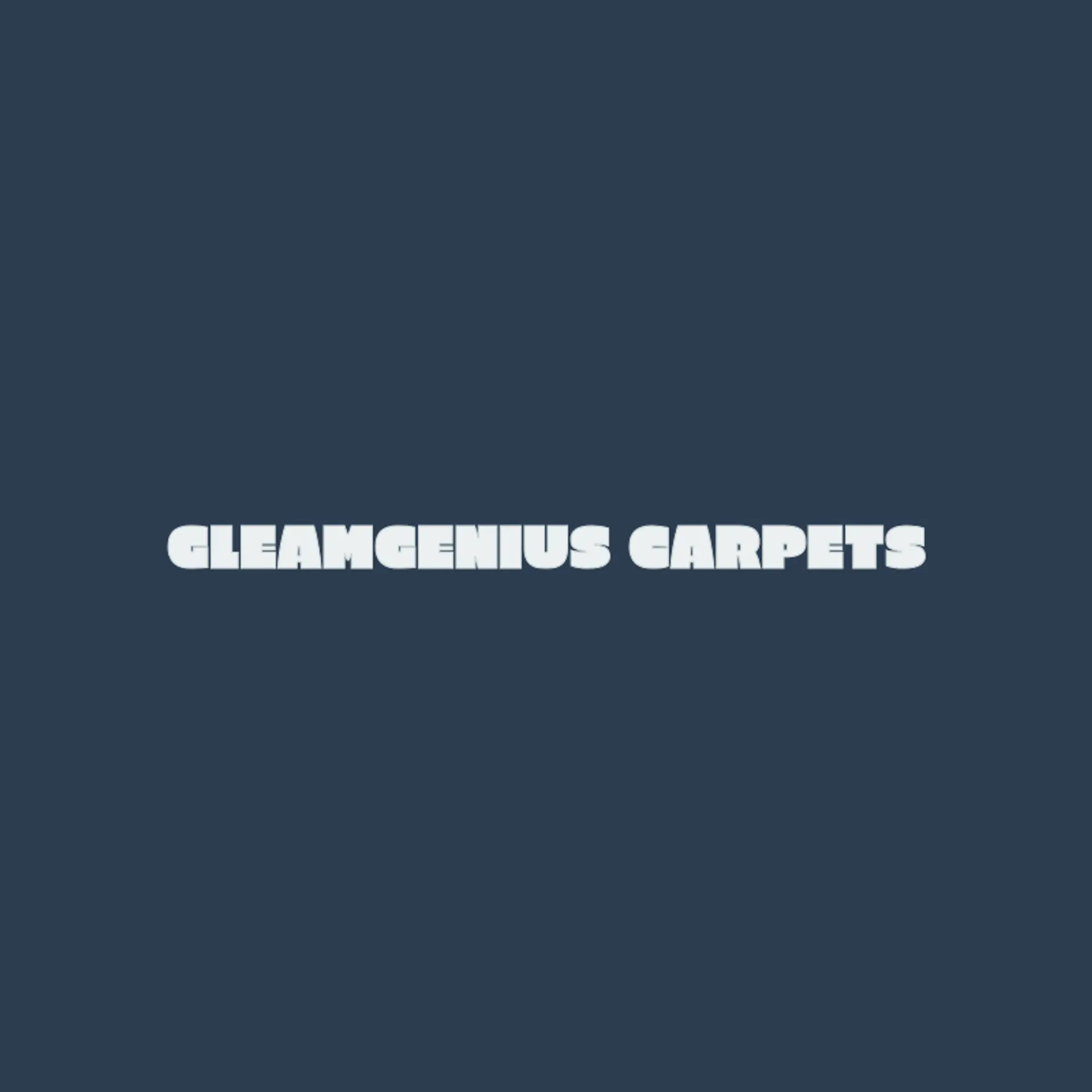GleamGenius Carpets logo for carpet cleaning